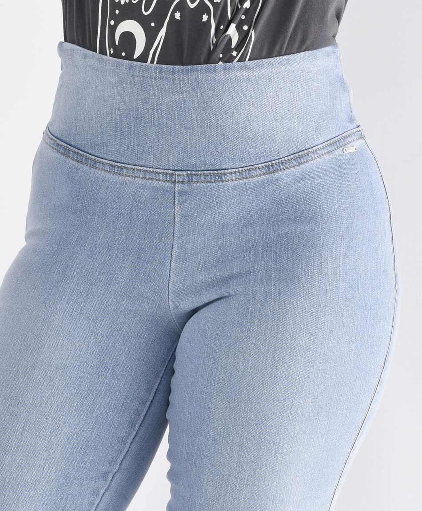 Jeans mujer pretina ancha skinny fit Jeans mujer pretina ancha skinny fit