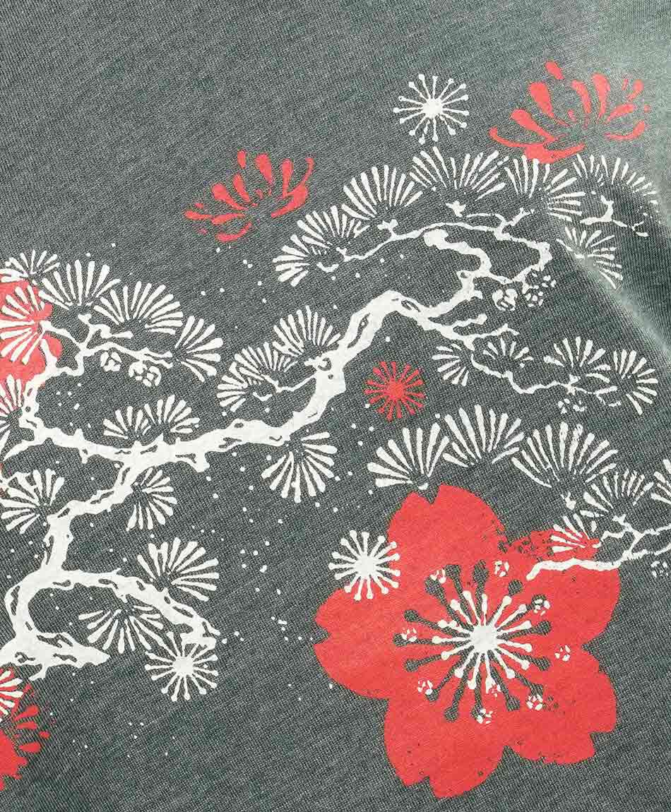 Polera mujer jardin japones