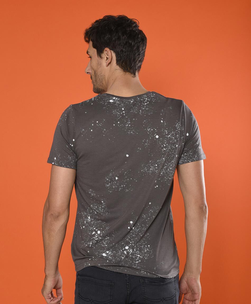 Polera manga corta cuello redondo