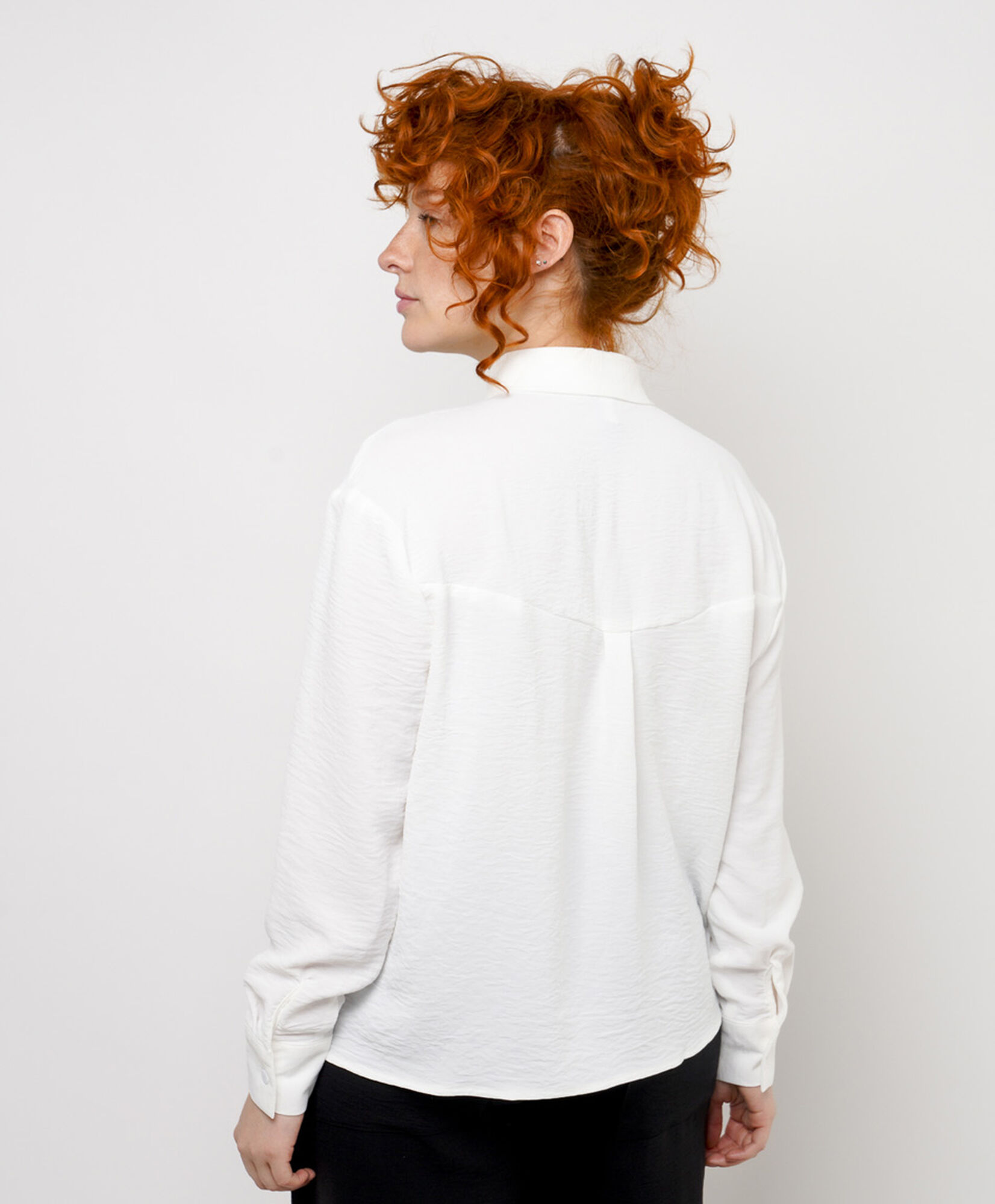 Blusa mujer camisera satinada Blusa mujer camisera satinada
