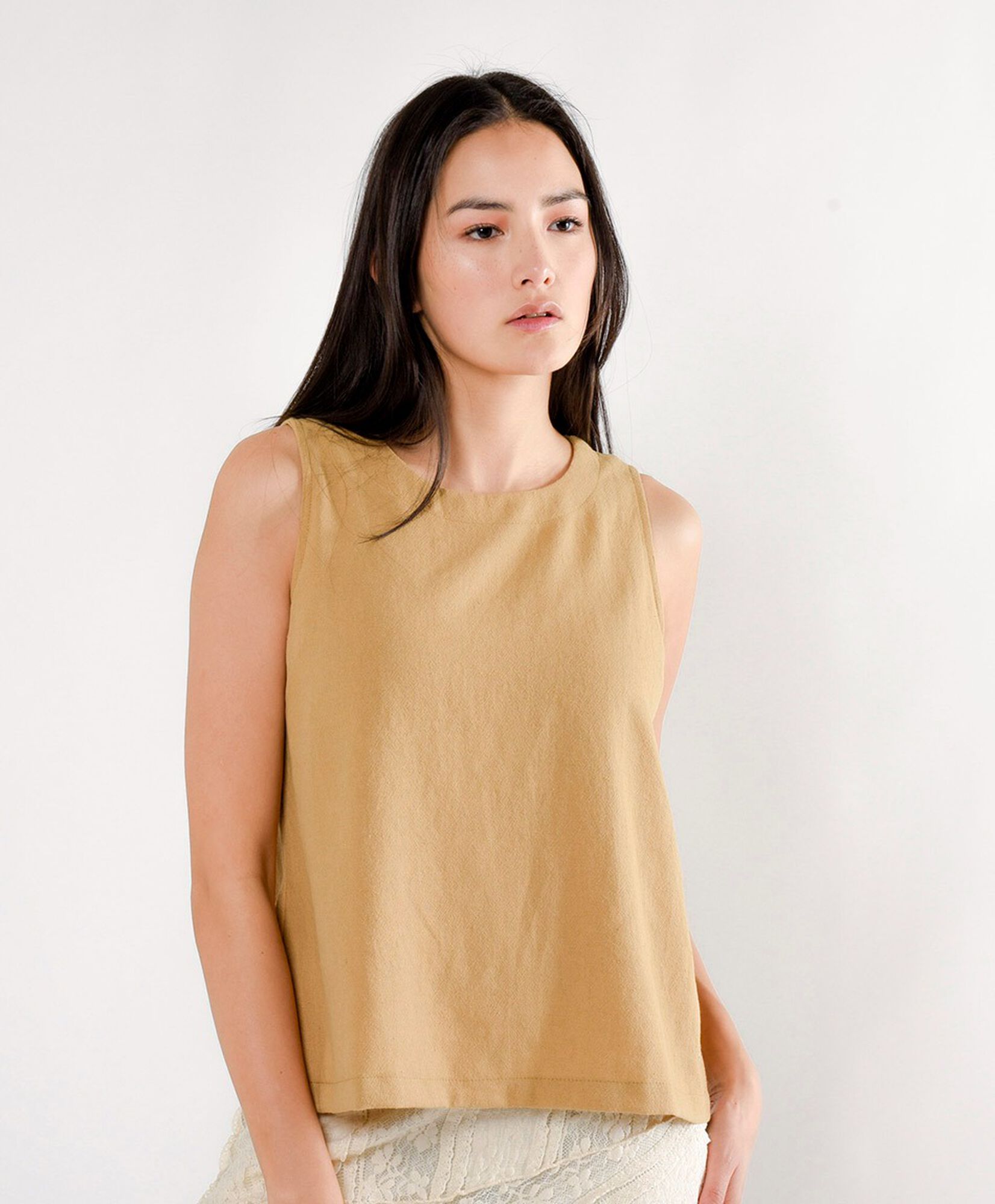 Blusa mujer básica sin mangas Blusa mujer básica sin mangas