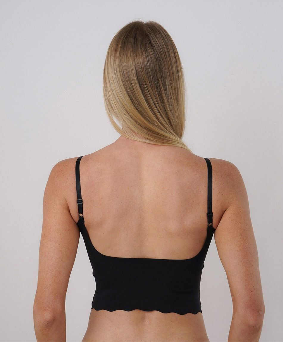 Bralette mujer seamless pretina ancha