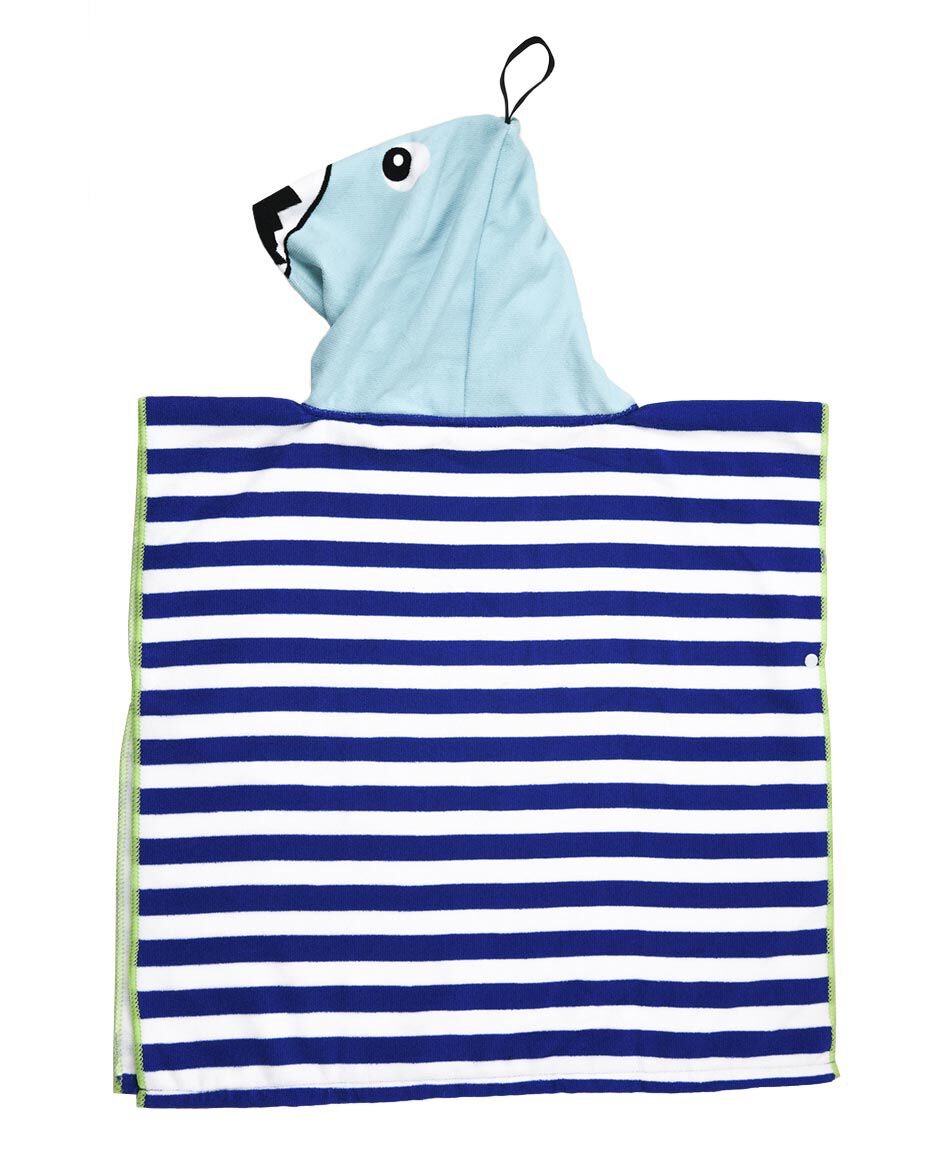 Poncho de ba&ntilde;o tibur&oacute;n