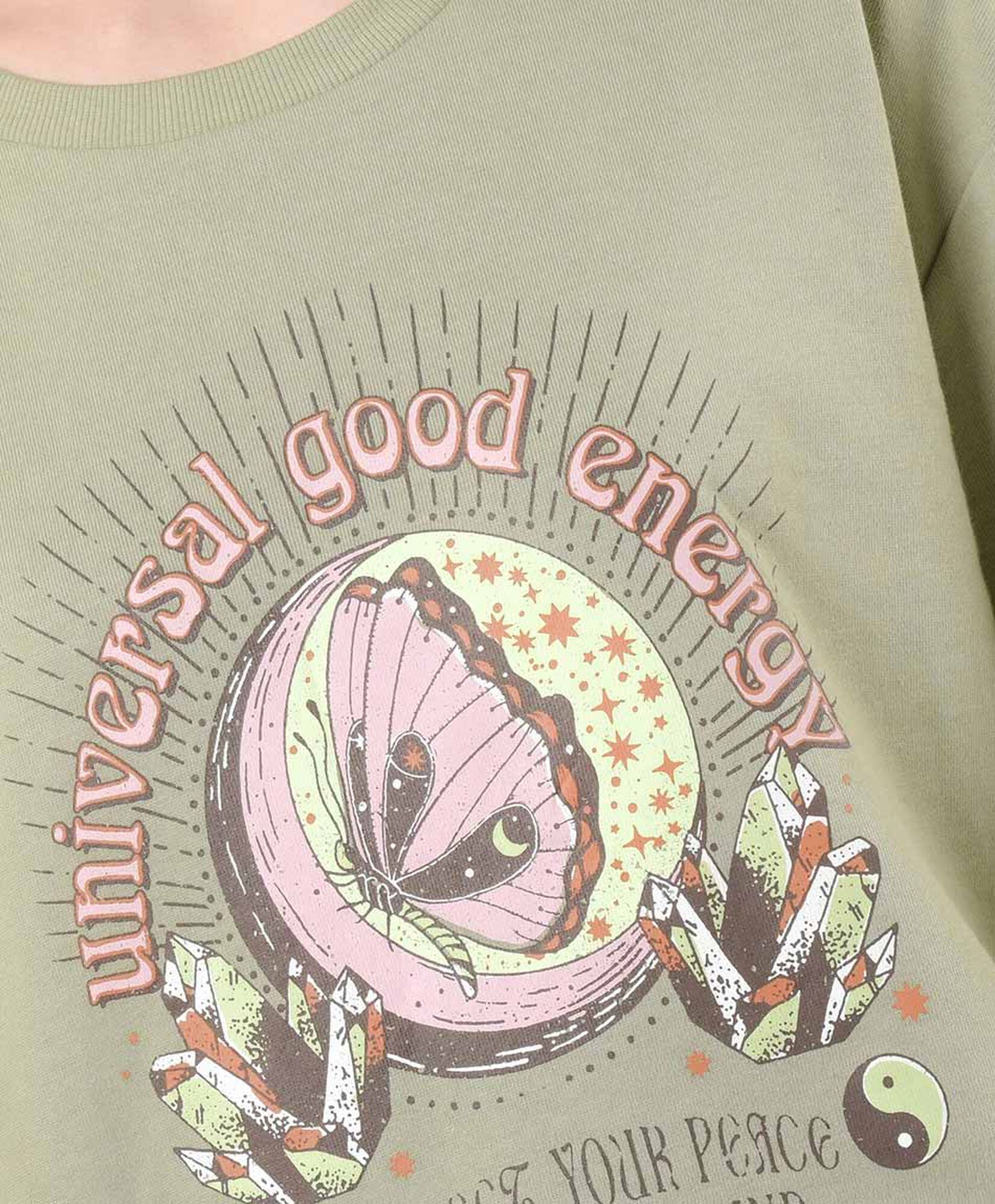 Polerón mujer estampado mariposa Polerón mujer estampado mariposa