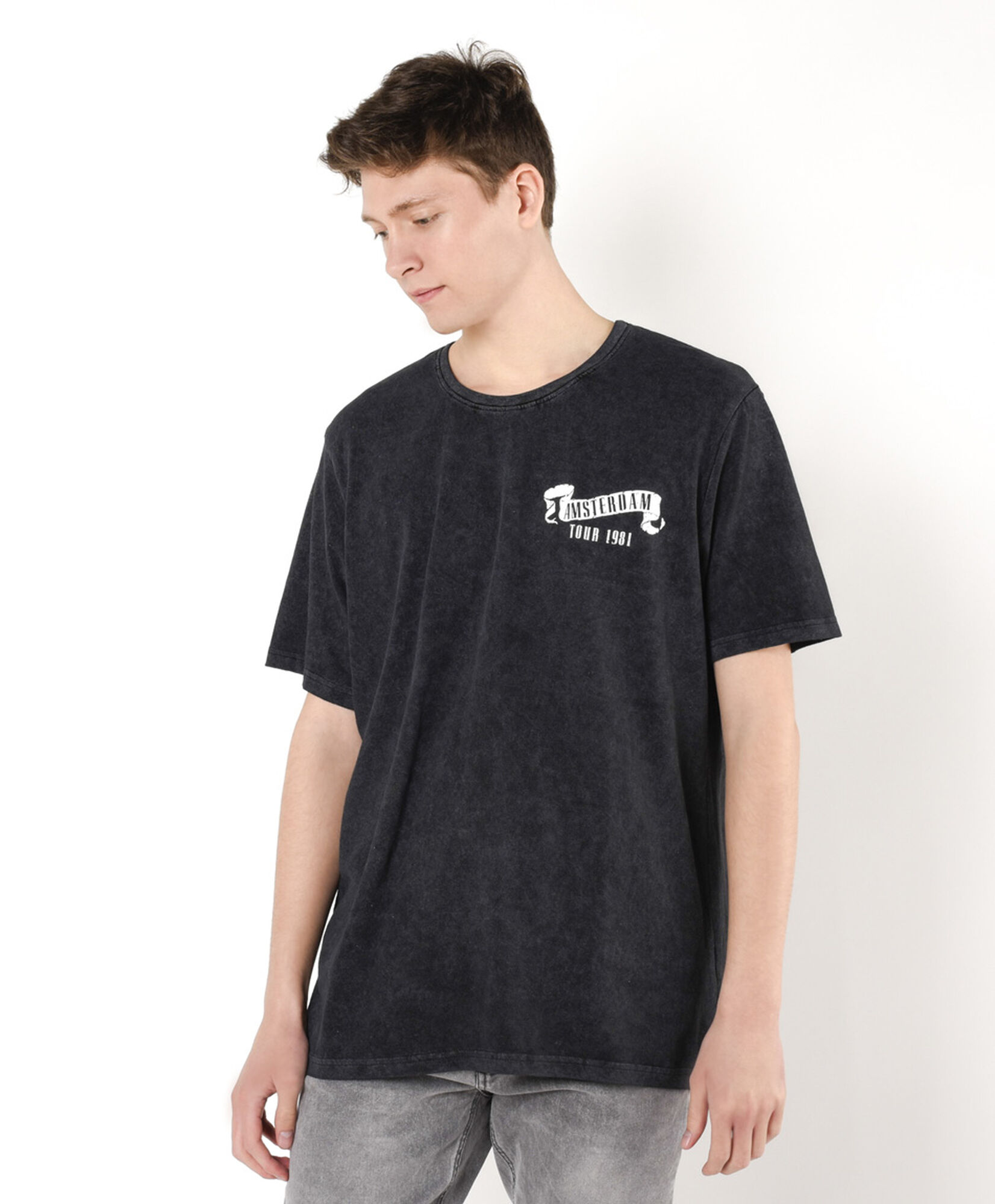 Polera hombre doble estampado espada Polera hombre doble estampado espada