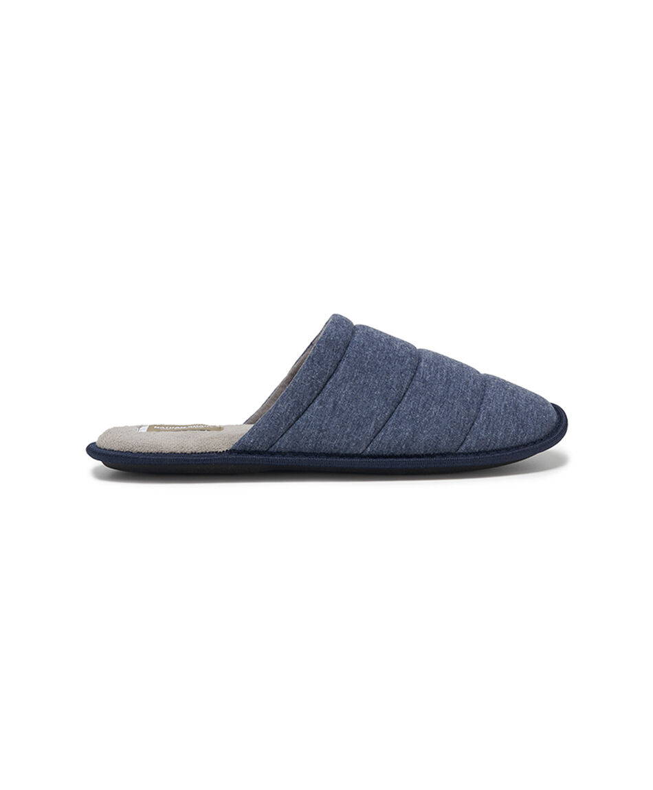 Pantufla hombre acolchada