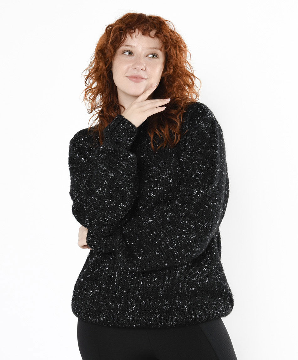 Sweater mujer brillante