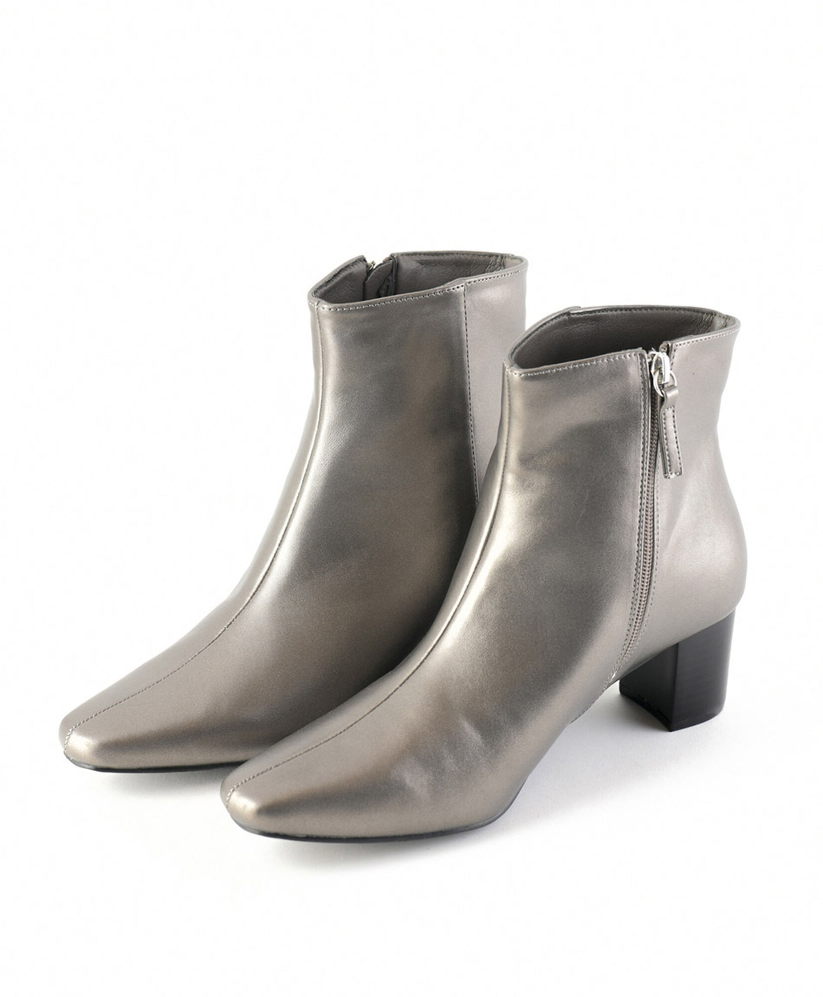 Bota mujer brillante plateada Bota mujer brillante plateada