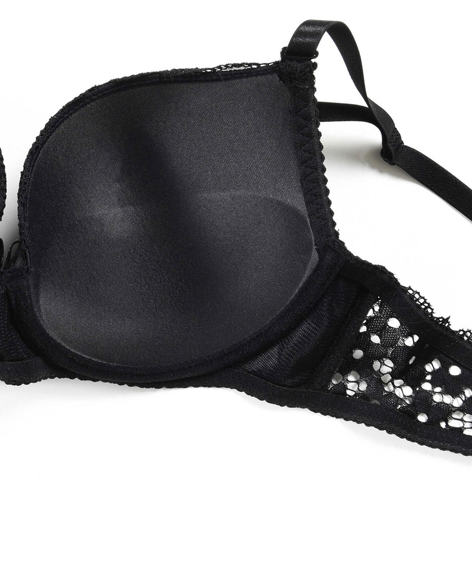 Sostén mujer florcitas push up escote en v Sostén mujer florcitas push up escote en v