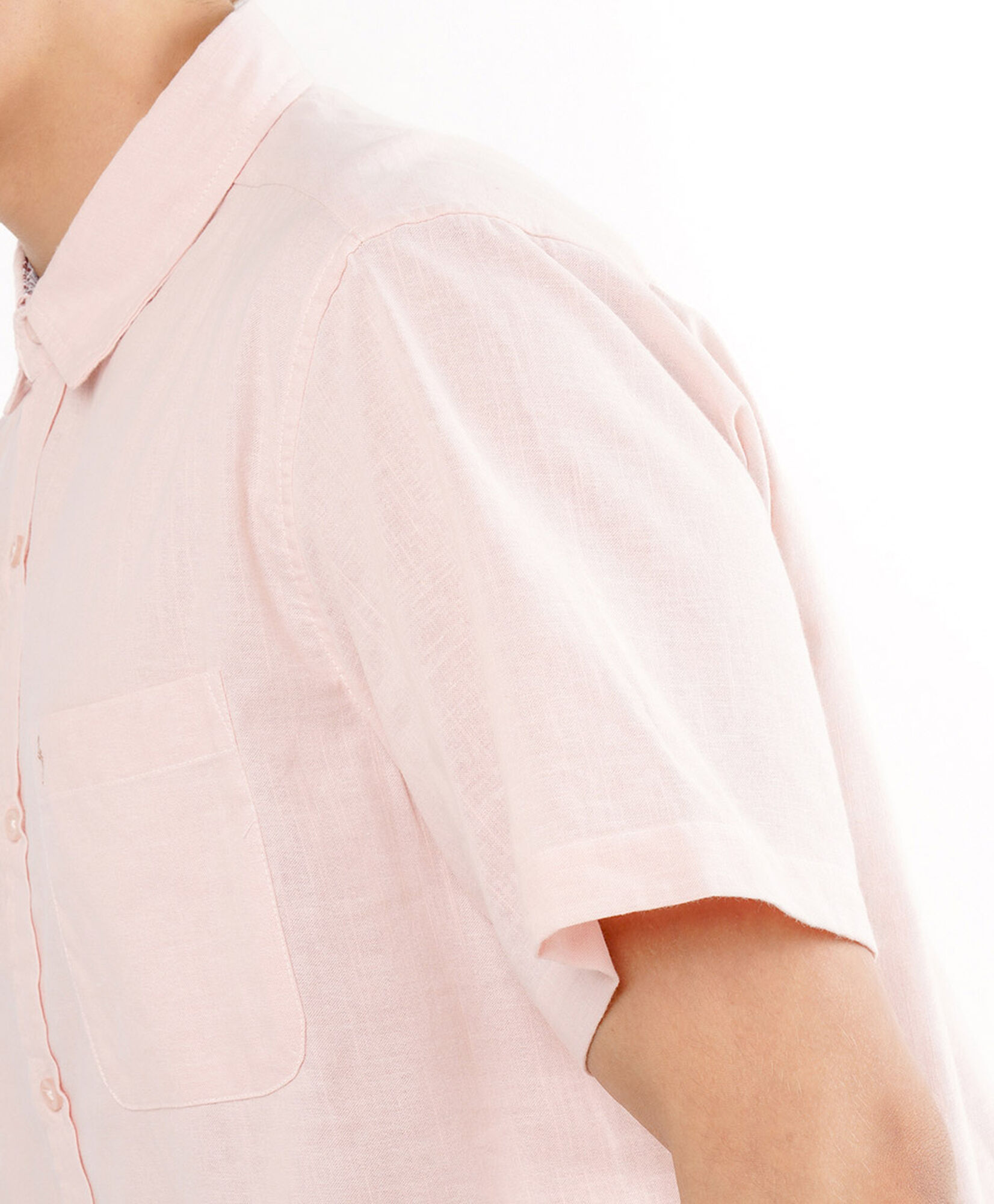 Camisa hombre lisa manga corta Camisa hombre lisa manga corta