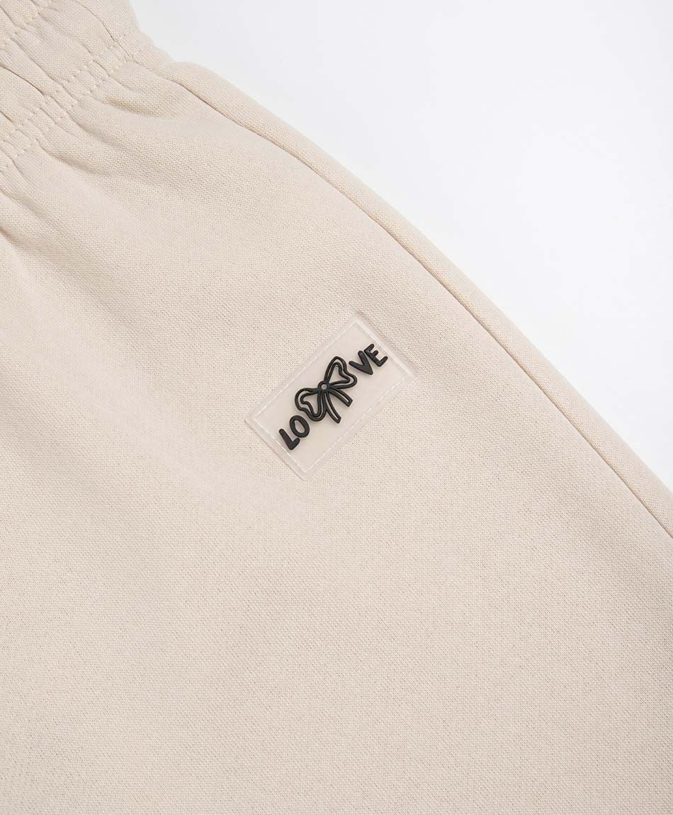 Pantal&oacute;n buzo ni&ntilde;a b&aacute;sico beige