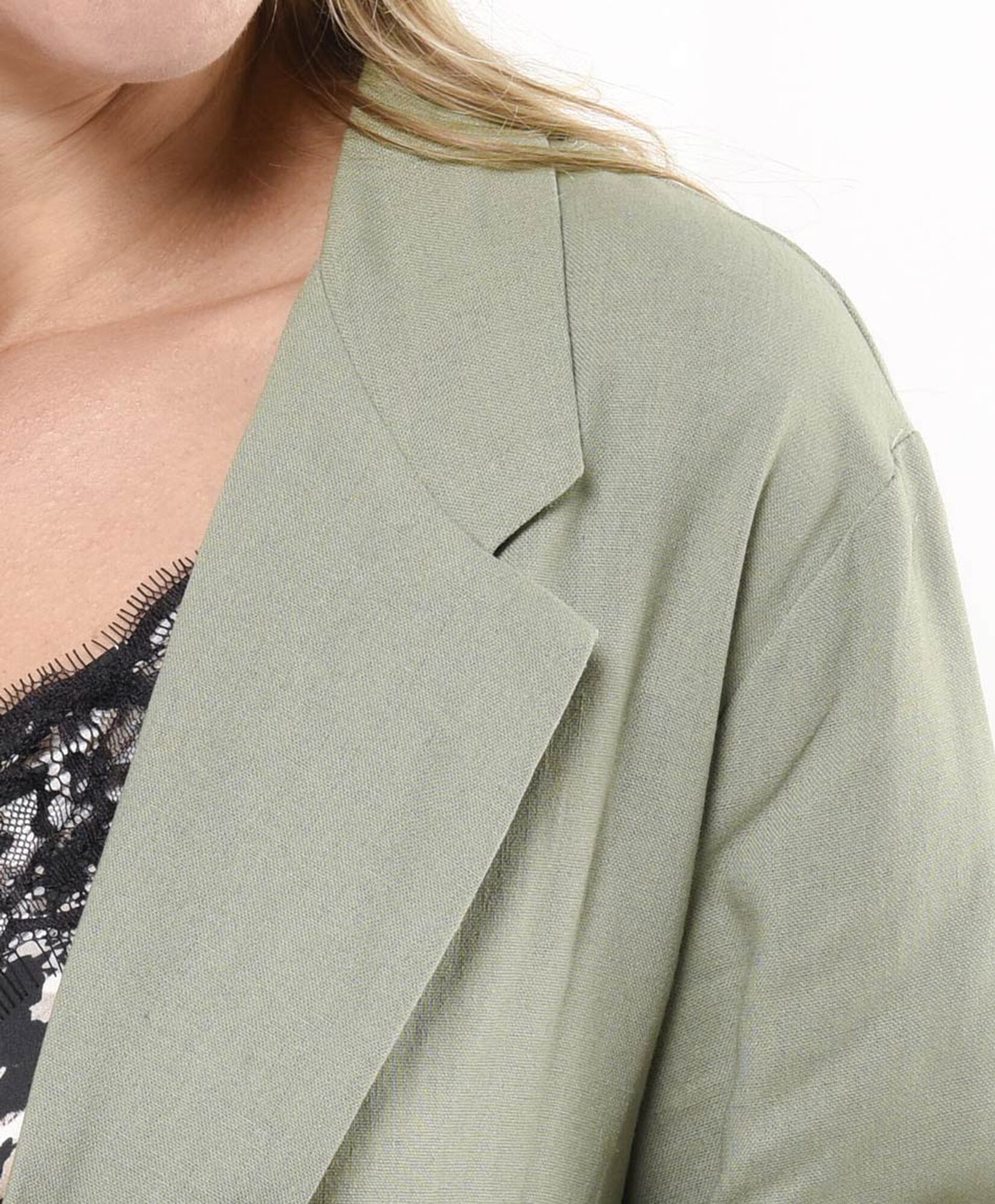 Blazer mujer lino solapa Blazer mujer lino solapa