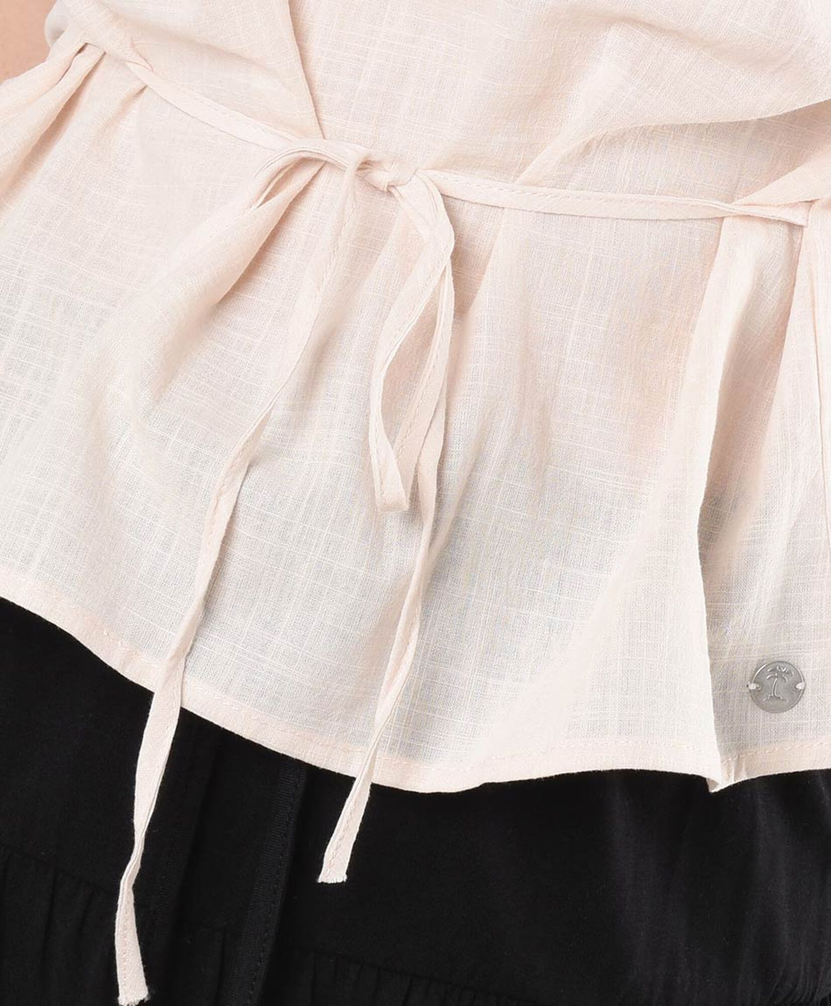 Blusa mujer botones lazo Blusa mujer botones lazo