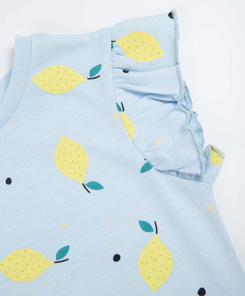 Polera beb&eacute; limones