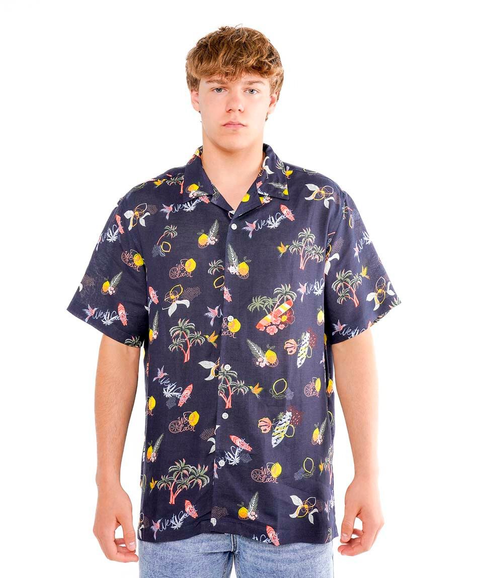 Camisa hombre print verano