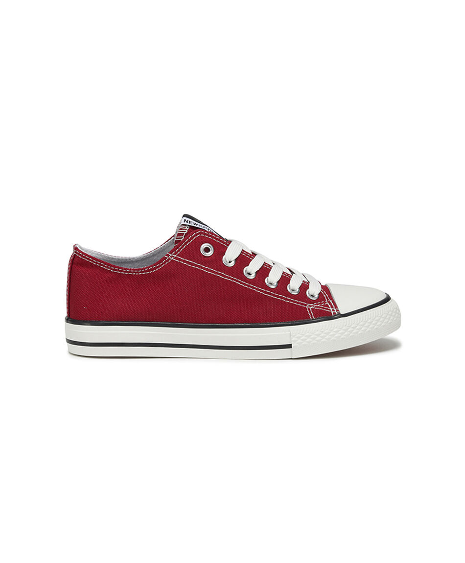 Zapatilla mujer canvas roja