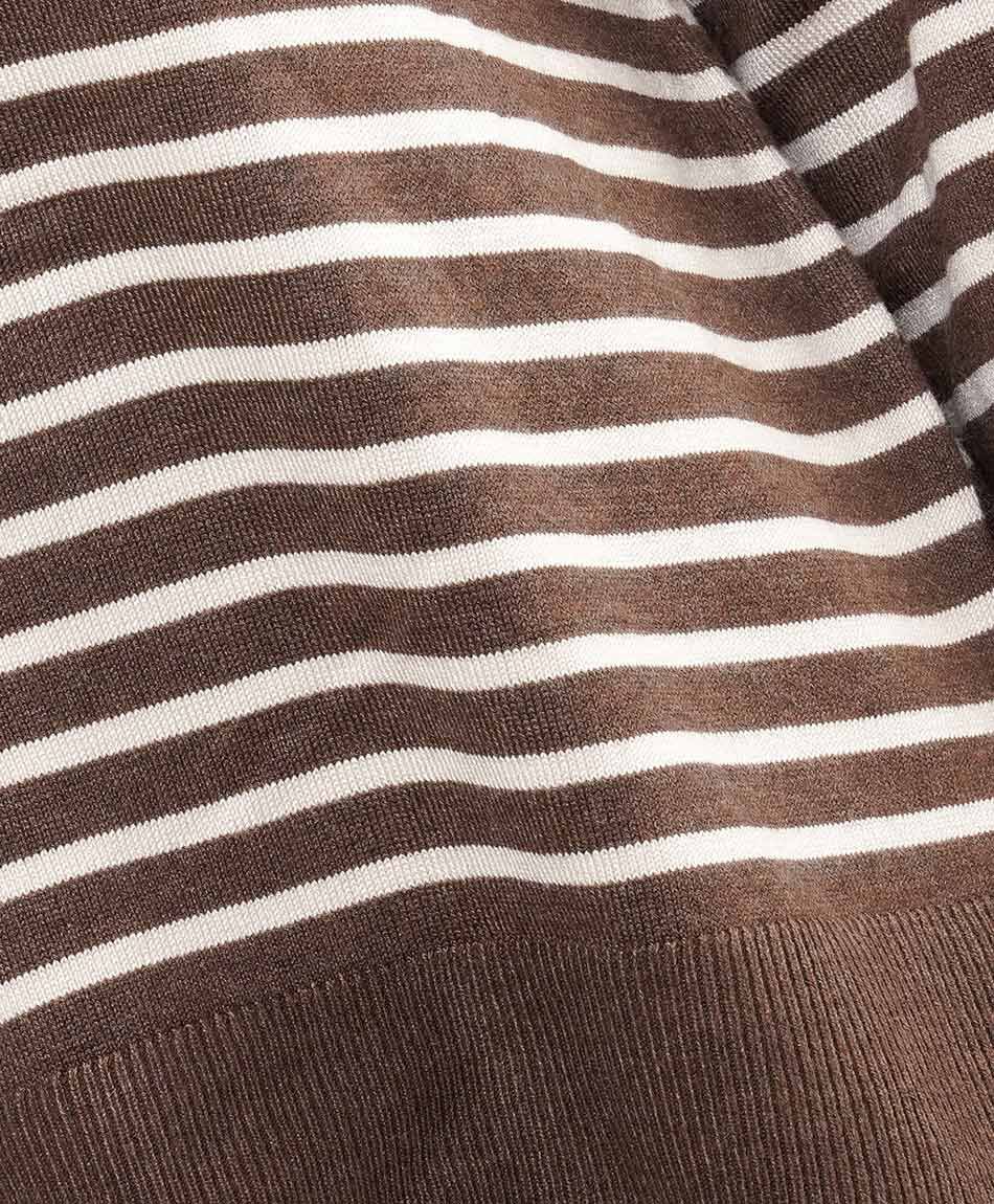 Sweater mujer cuello redondo dise&ntilde;o lineas