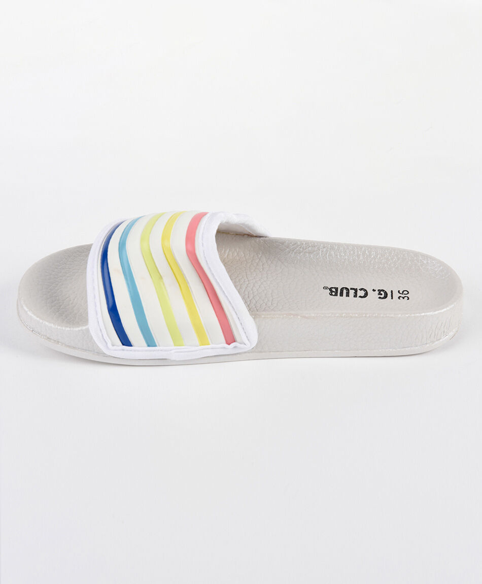 Sandalia infantil slide colores