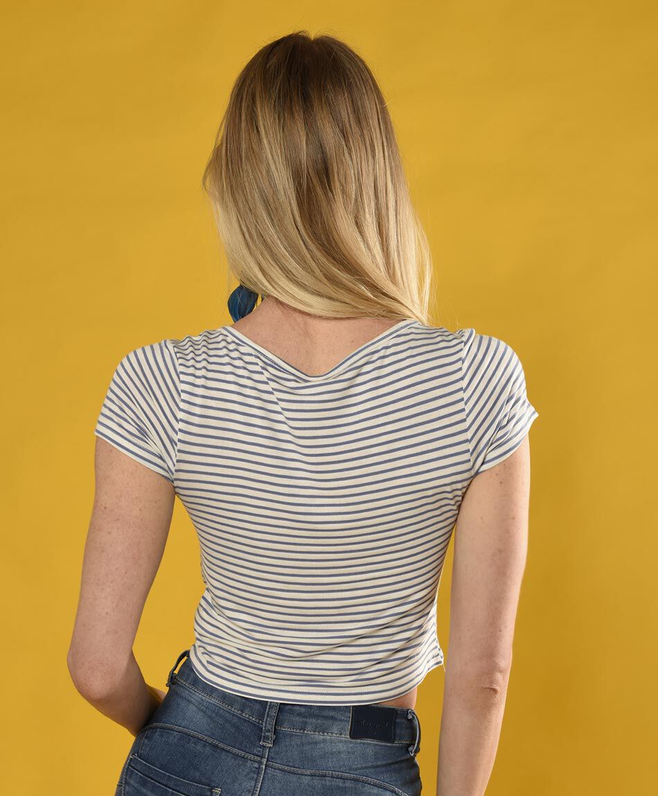 Polera listas marine