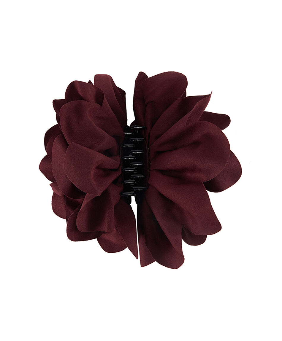 Pinche mujer flor burdeo