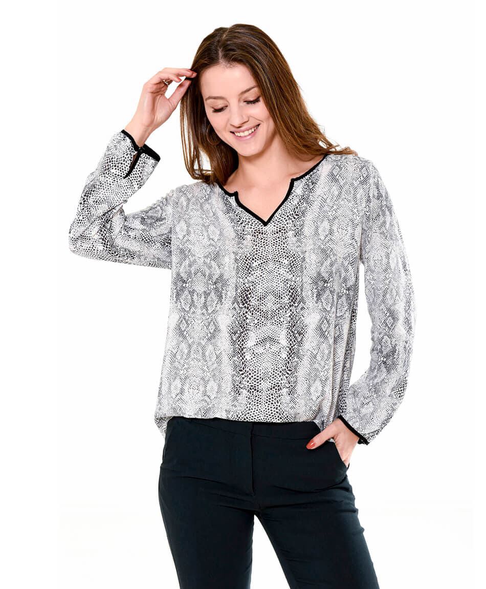 Blusa viscosa print