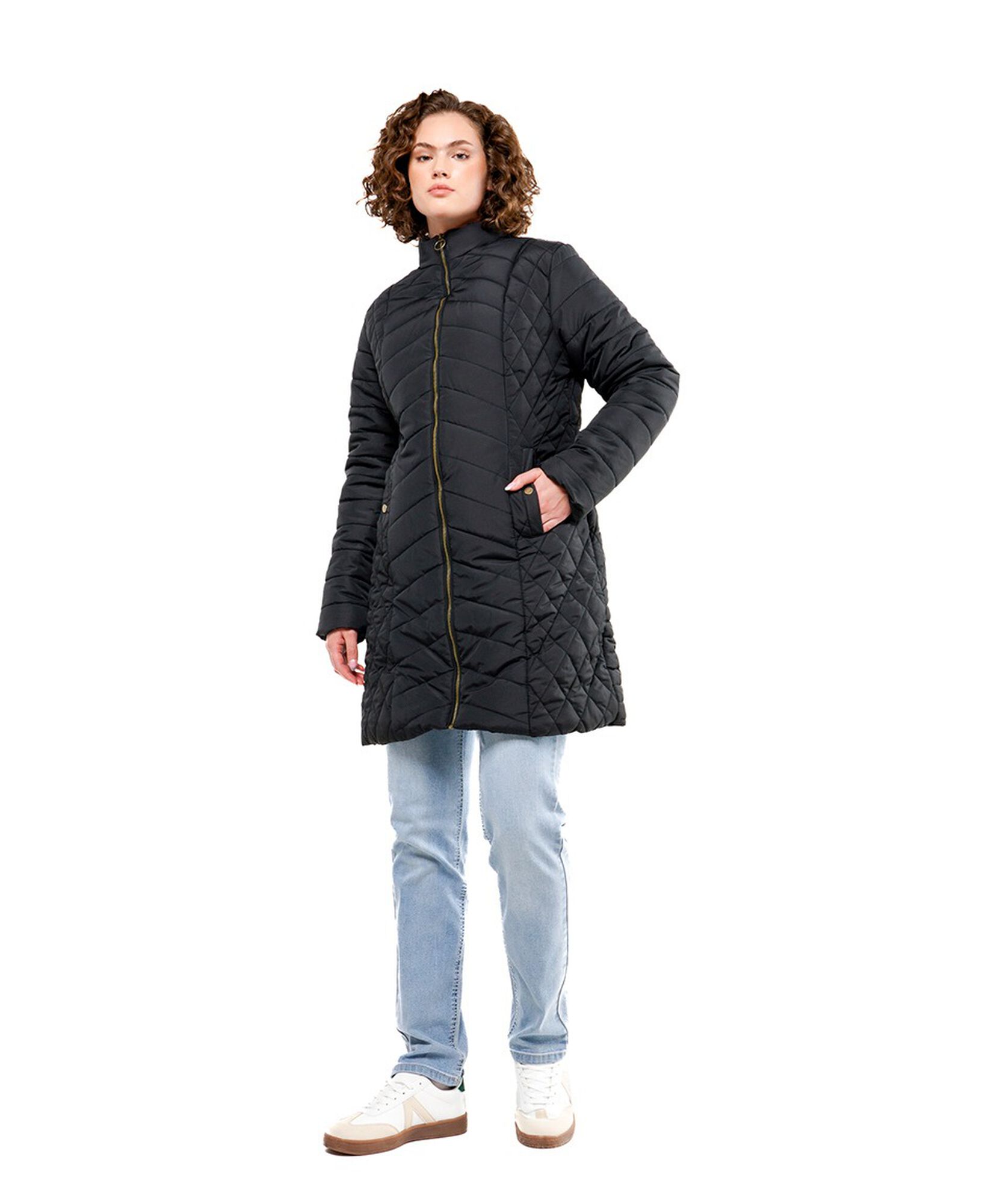 Parka mujer rombos larga Parka mujer rombos larga