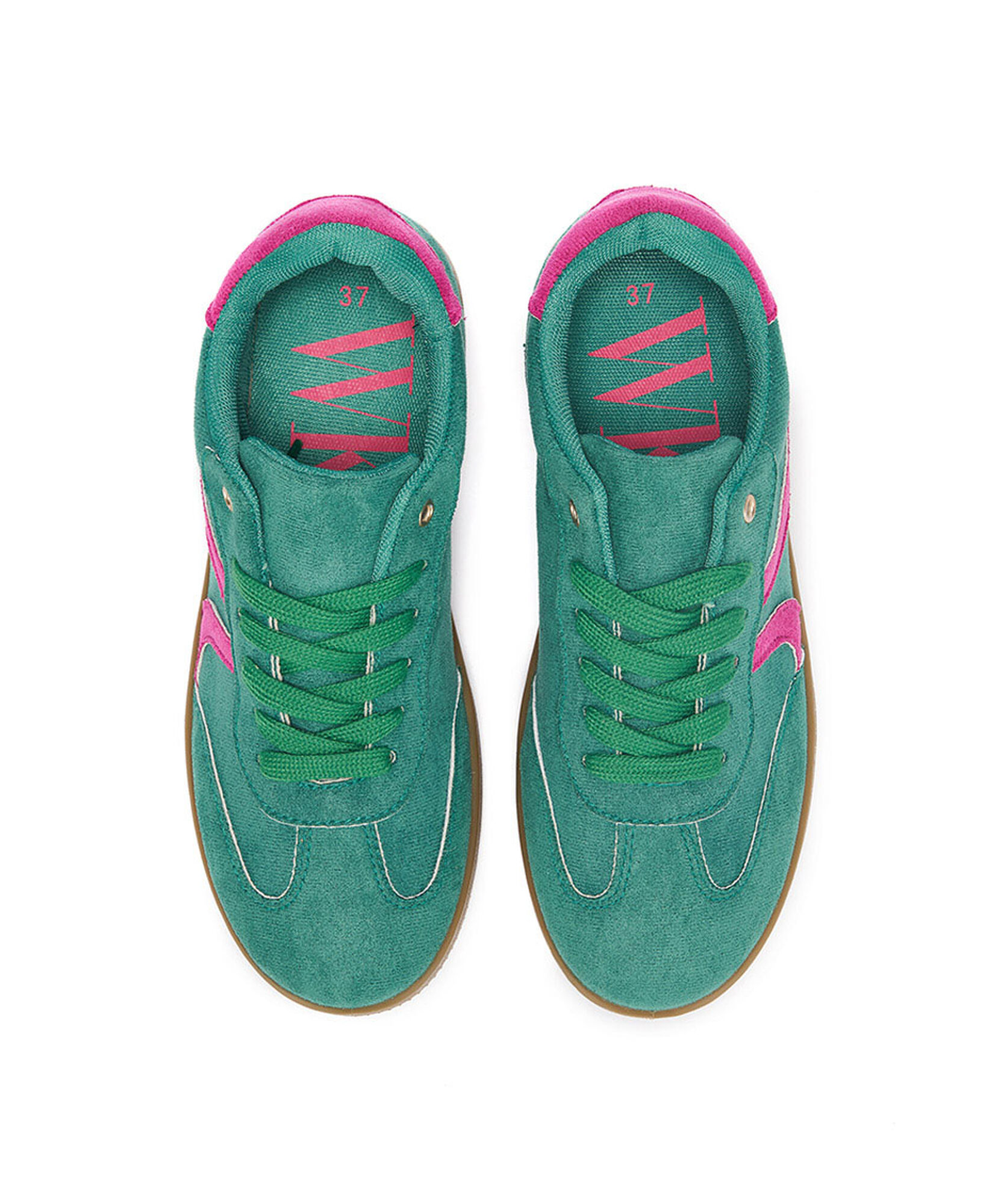 Zapatilla mujer vintage verde Zapatilla mujer vintage verde