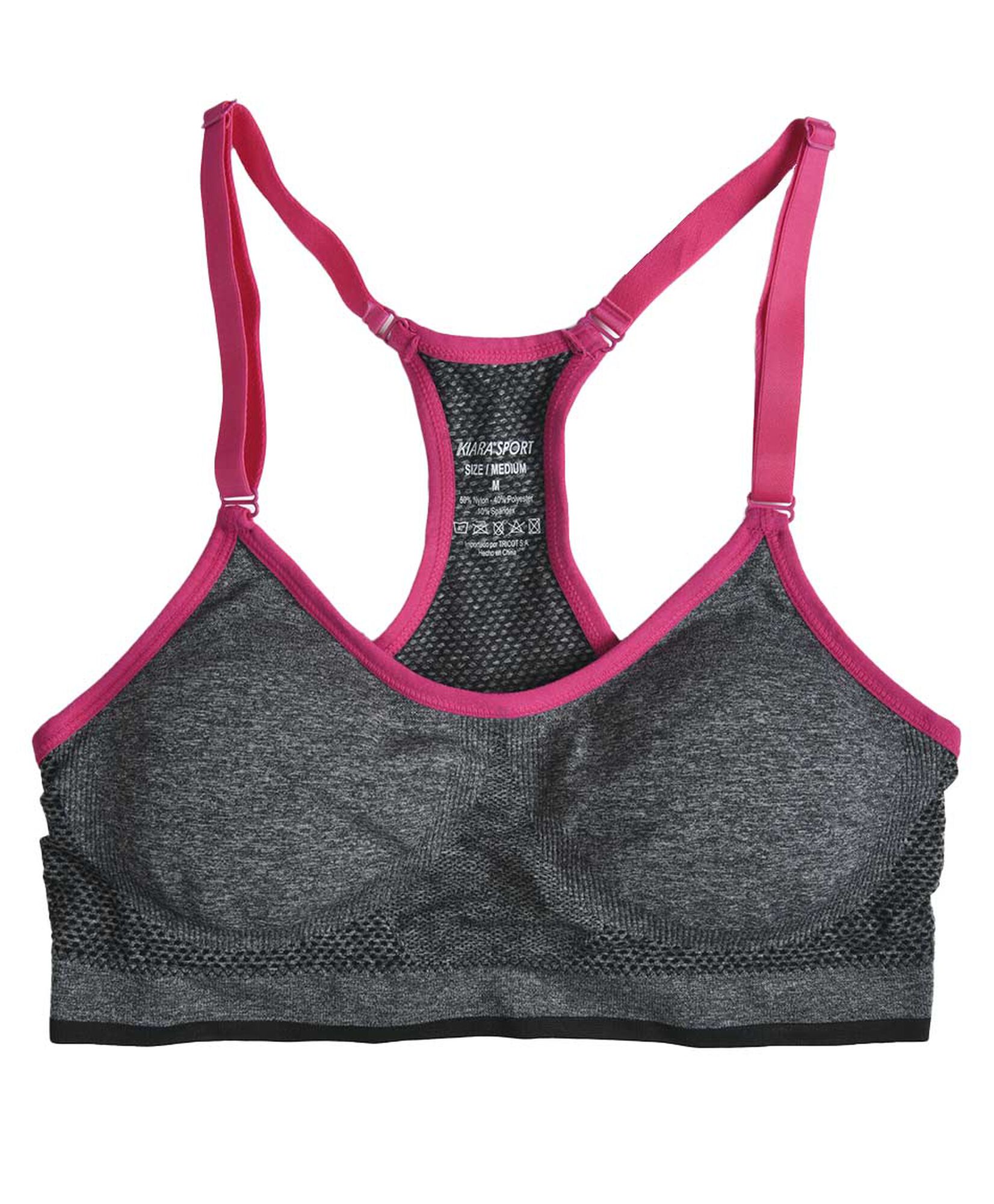Peto deportivo mujer malla escote redondo Peto deportivo mujer malla escote redondo