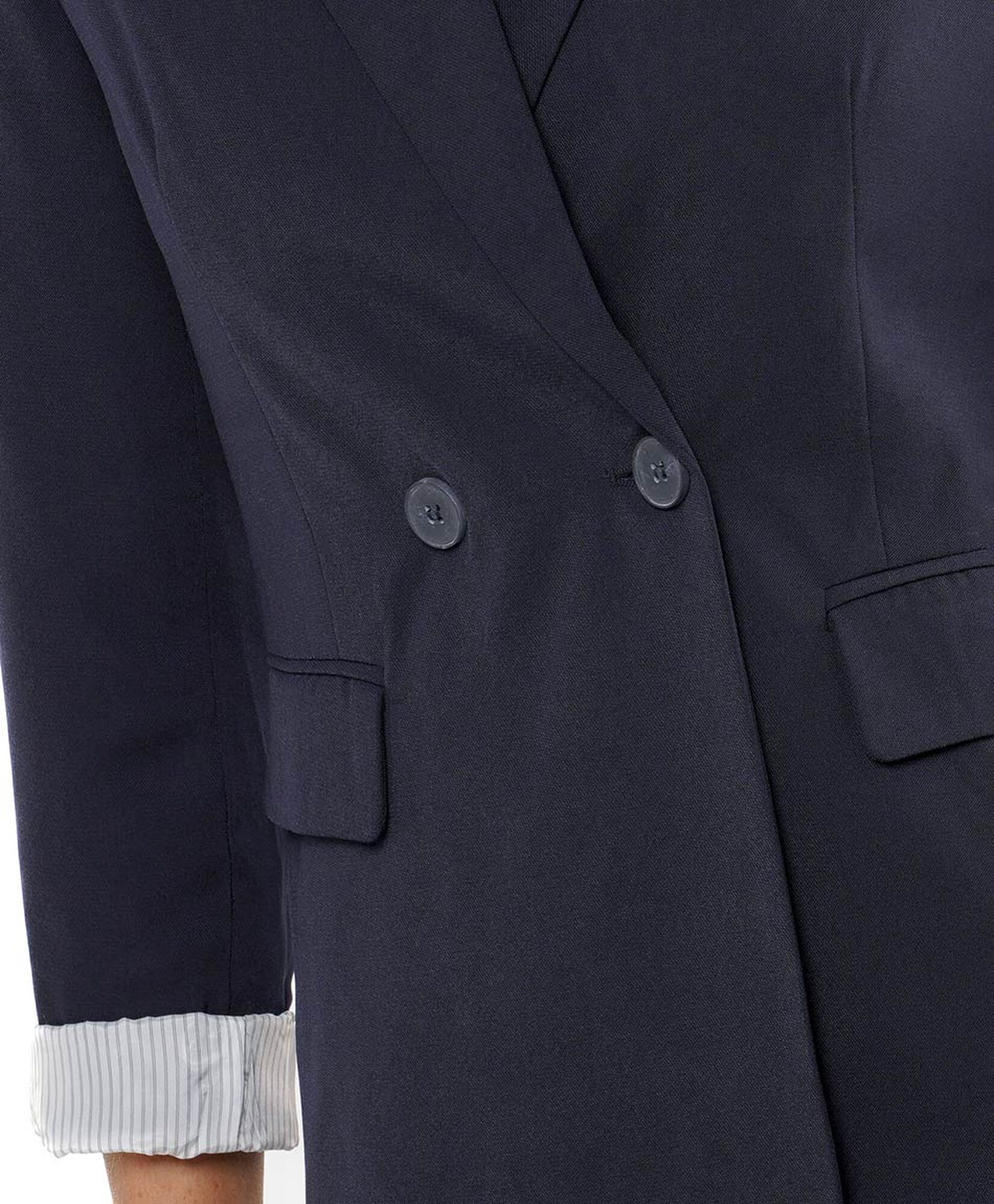 Blazer mujer botones azul Blazer mujer botones azul