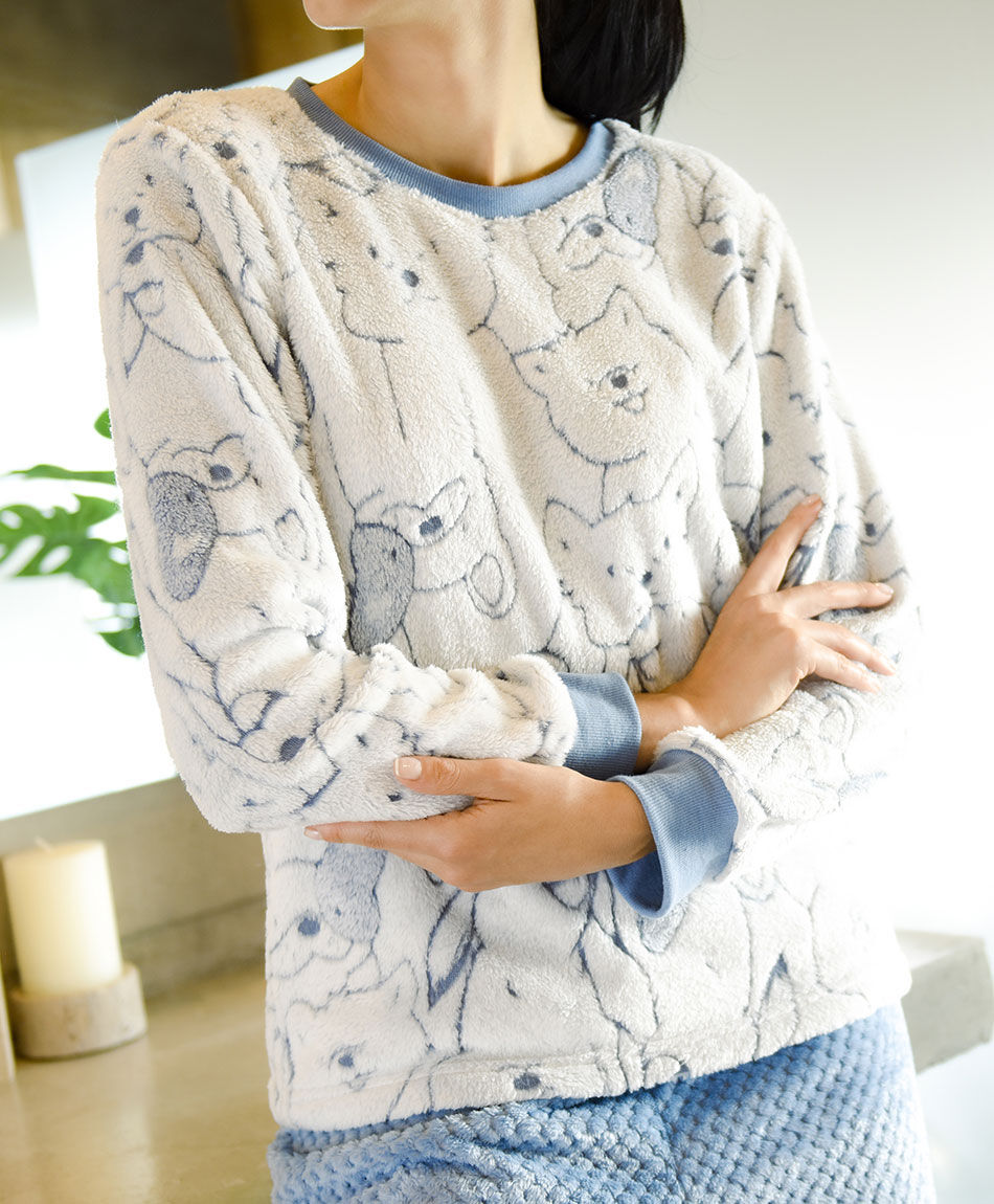 Pijama mujer polar perritos