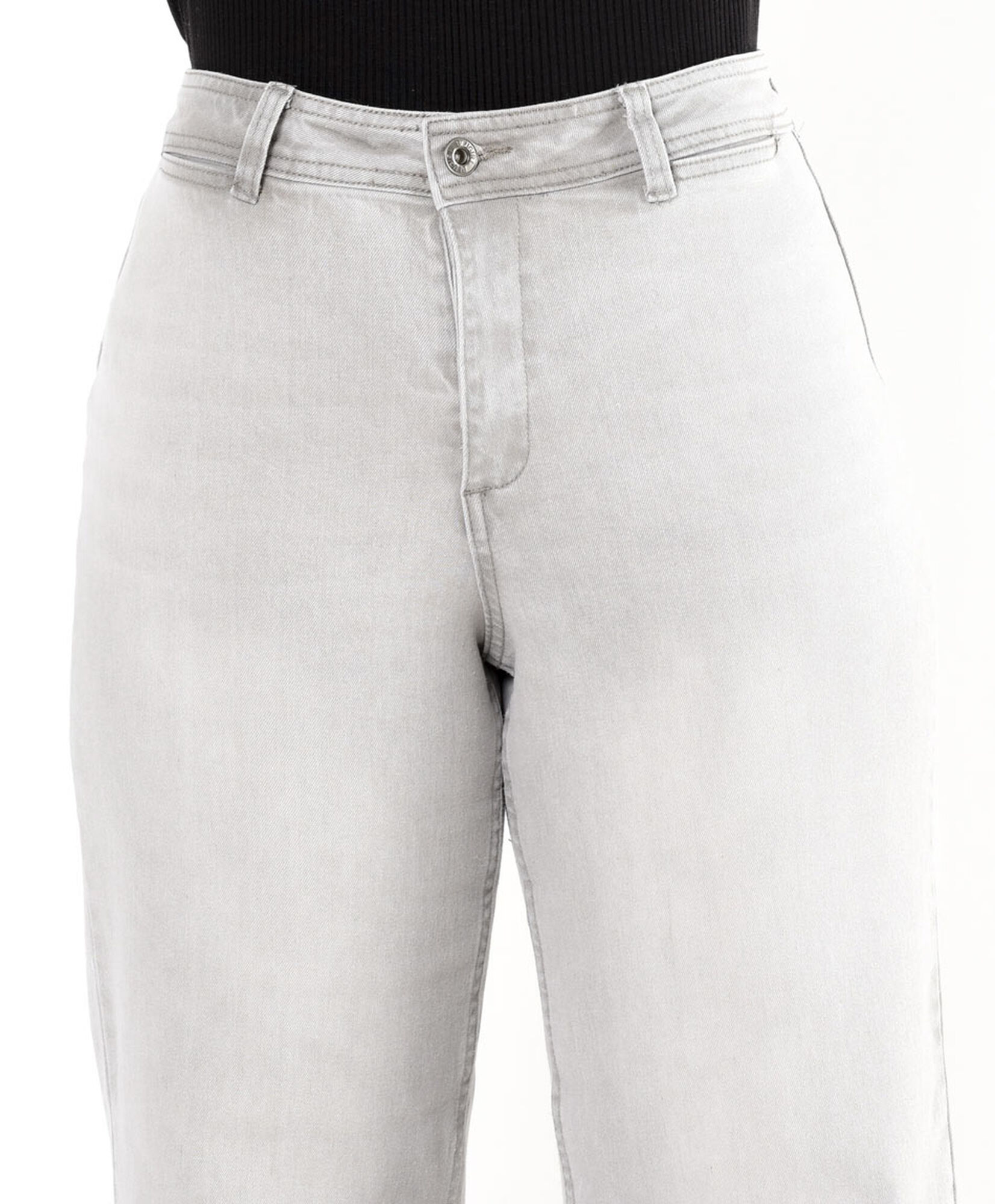 Jeans mujer liso gris wide Jeans mujer liso gris wide