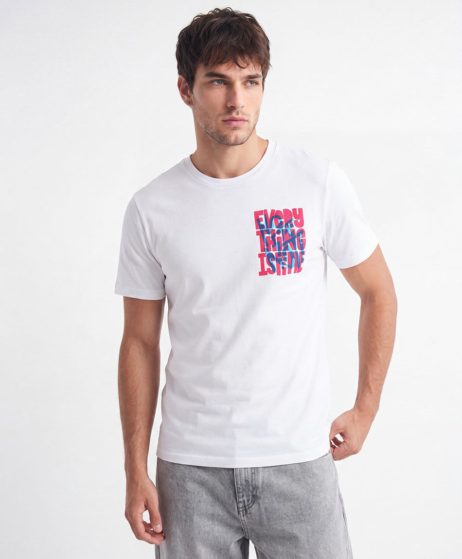 Polera hombre everything is fine