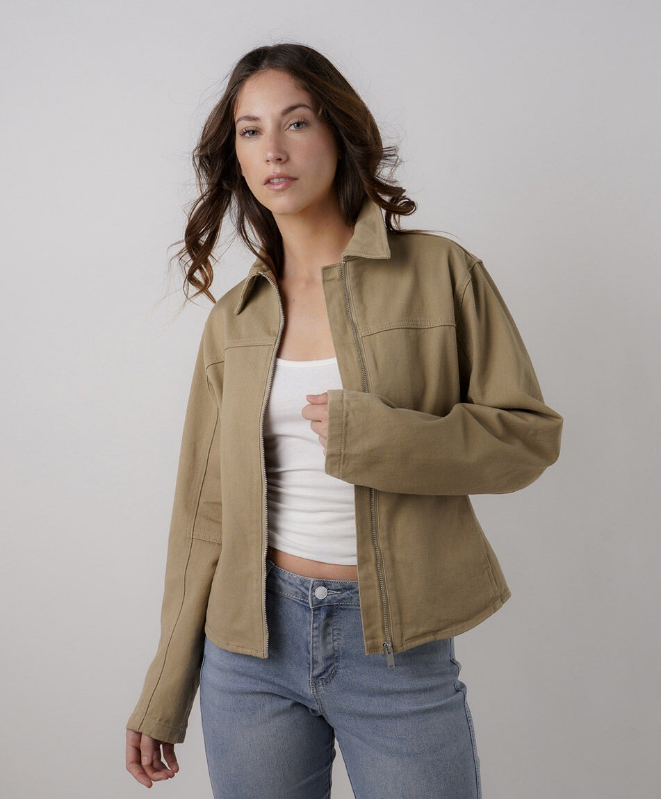 Chaqueta mujer canvas