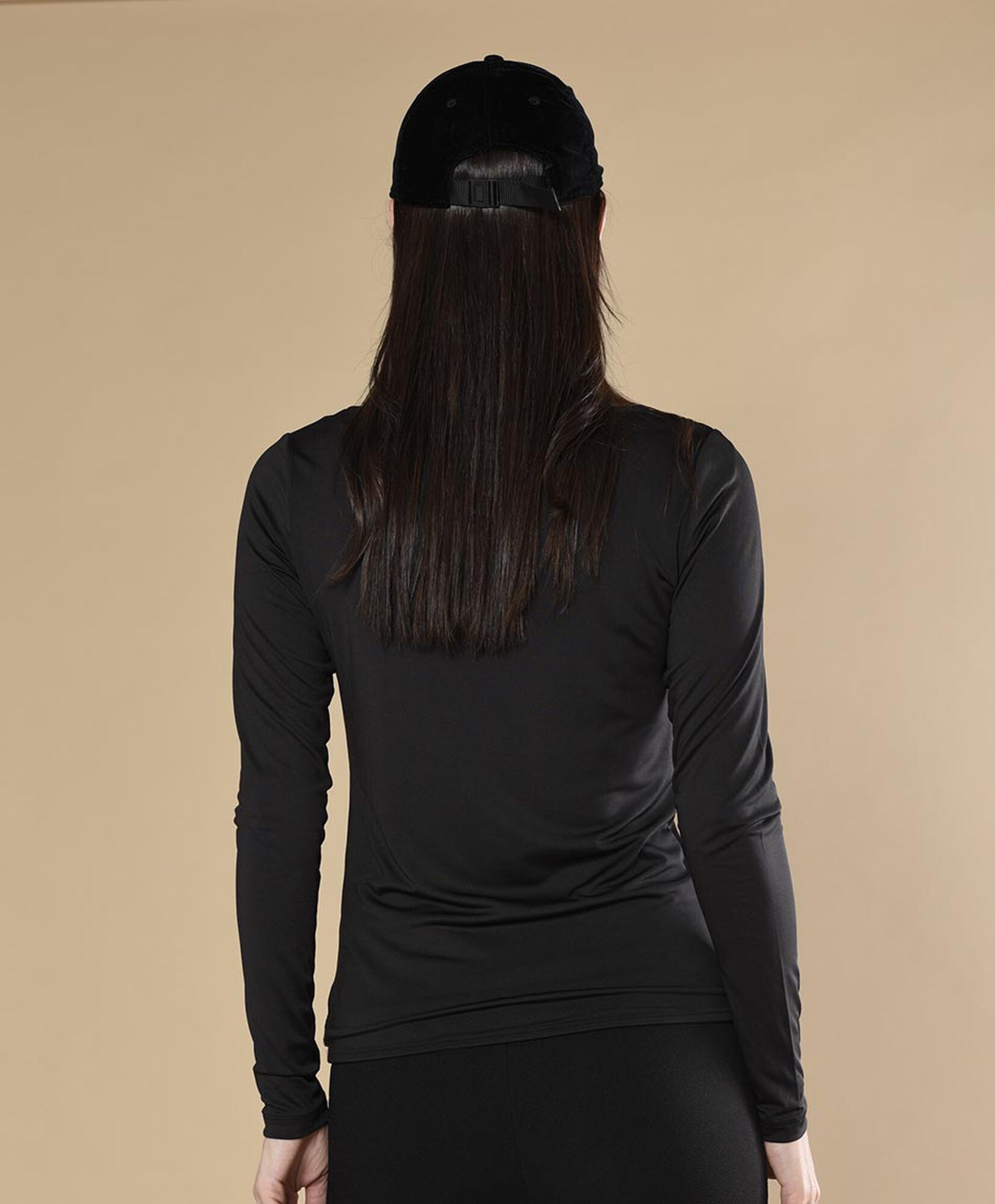 Polera mujer costuras frontales manga larga Polera mujer costuras frontales manga larga