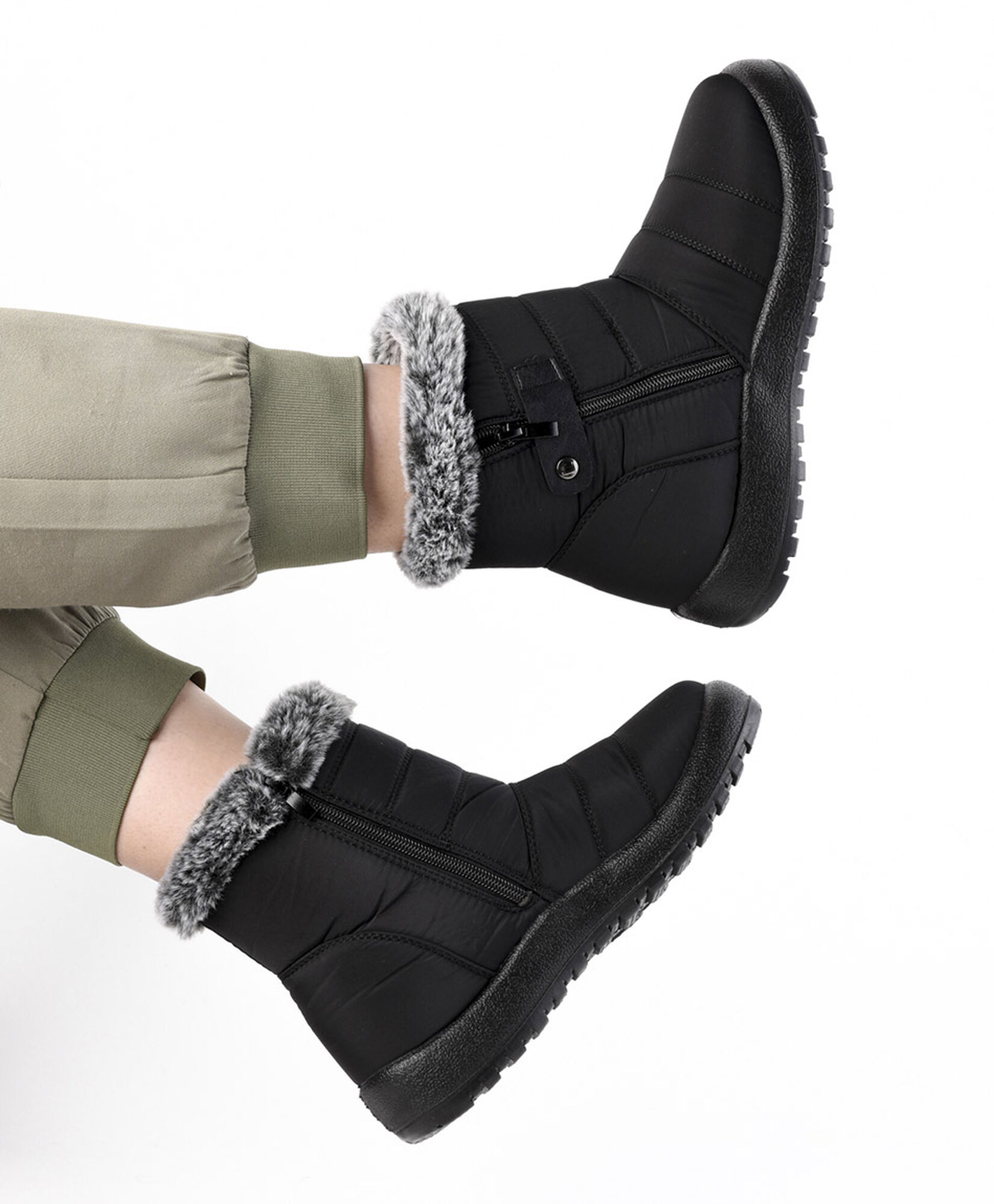 Botín mujer parka forrada Botín mujer parka forrada