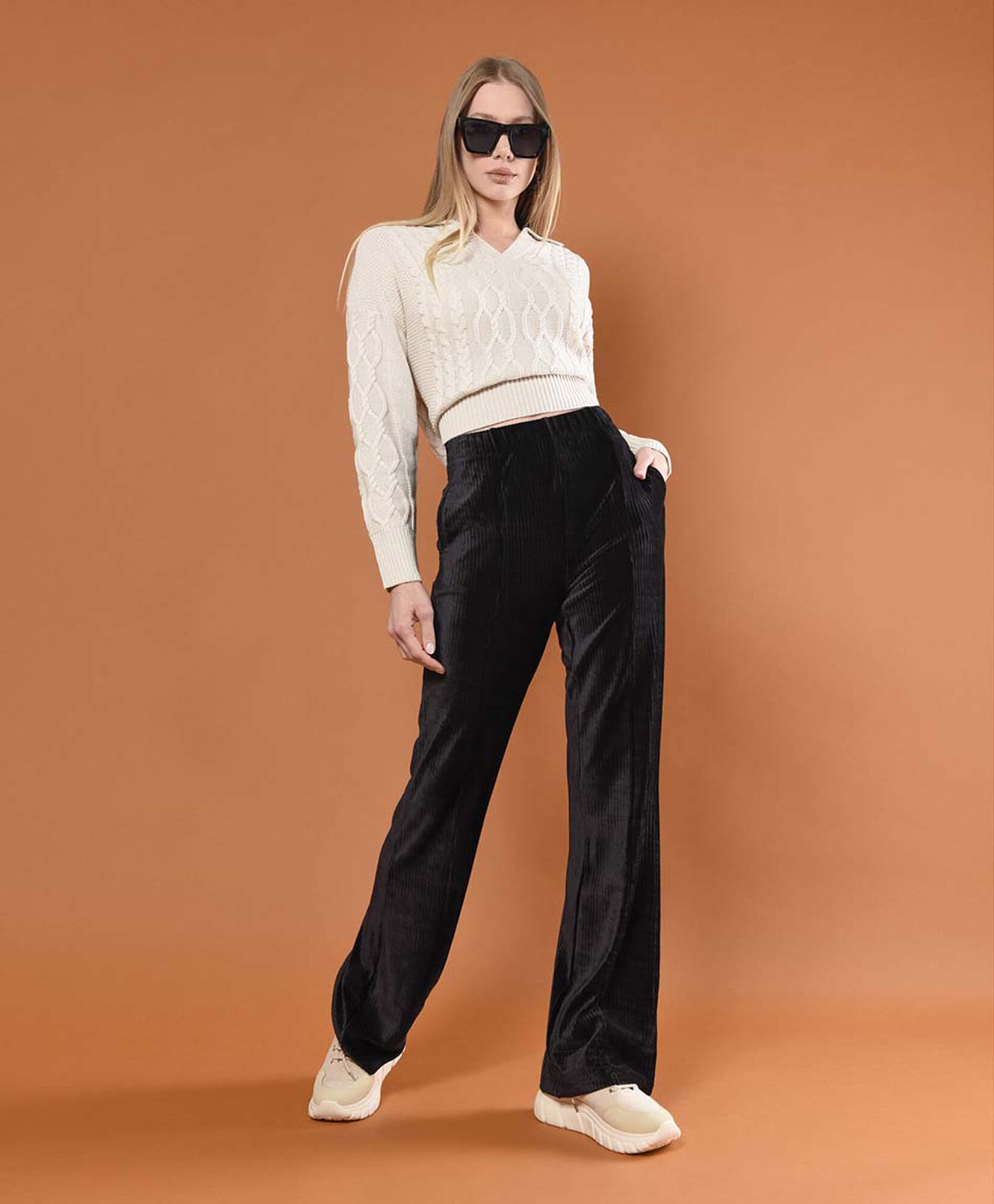 Pantalón mujer velvet wide Pantalón mujer velvet wide