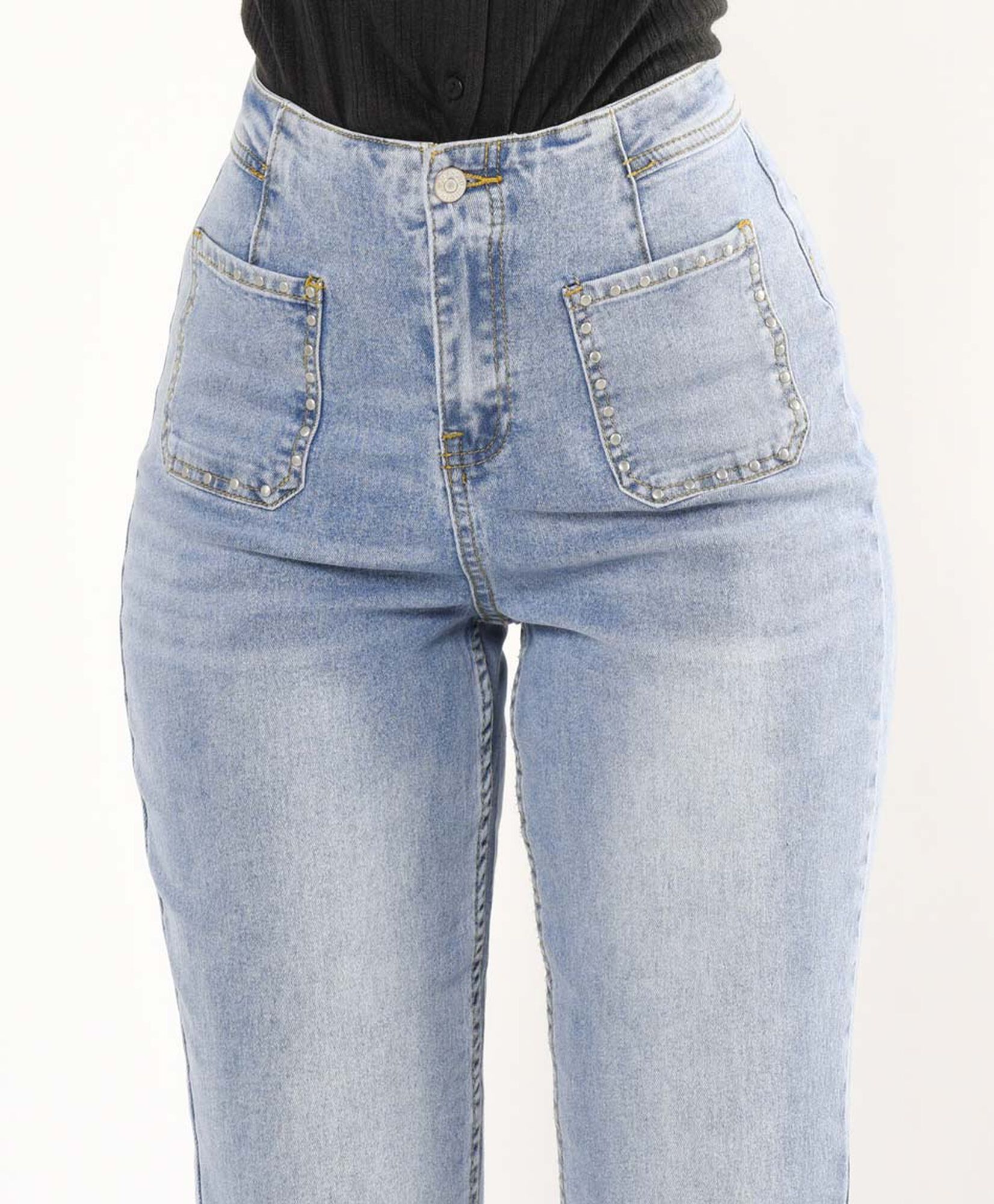 Jeans mujer costuras flare Jeans mujer costuras flare
