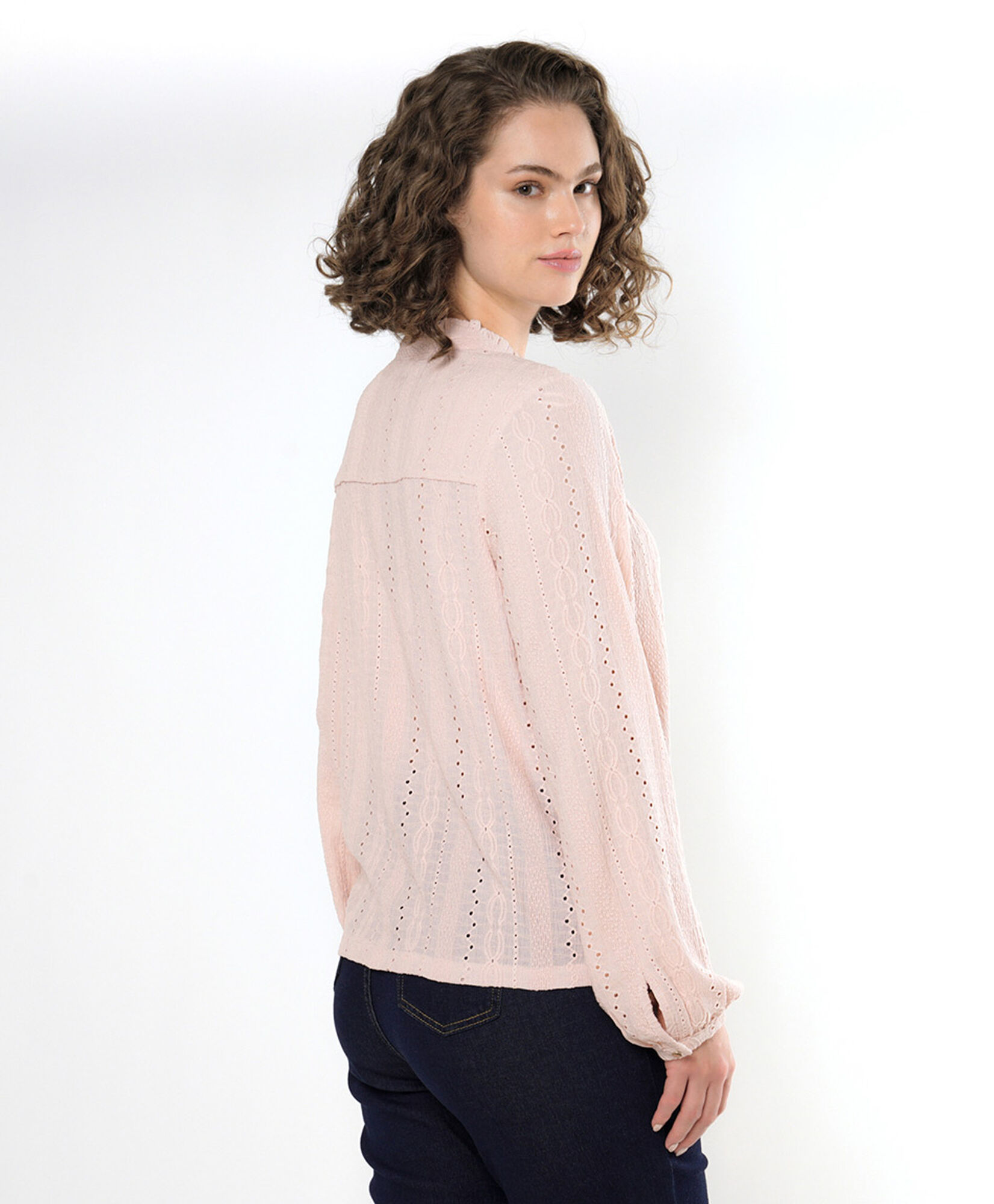 Blusa mujer romántica calada Blusa mujer romántica calada