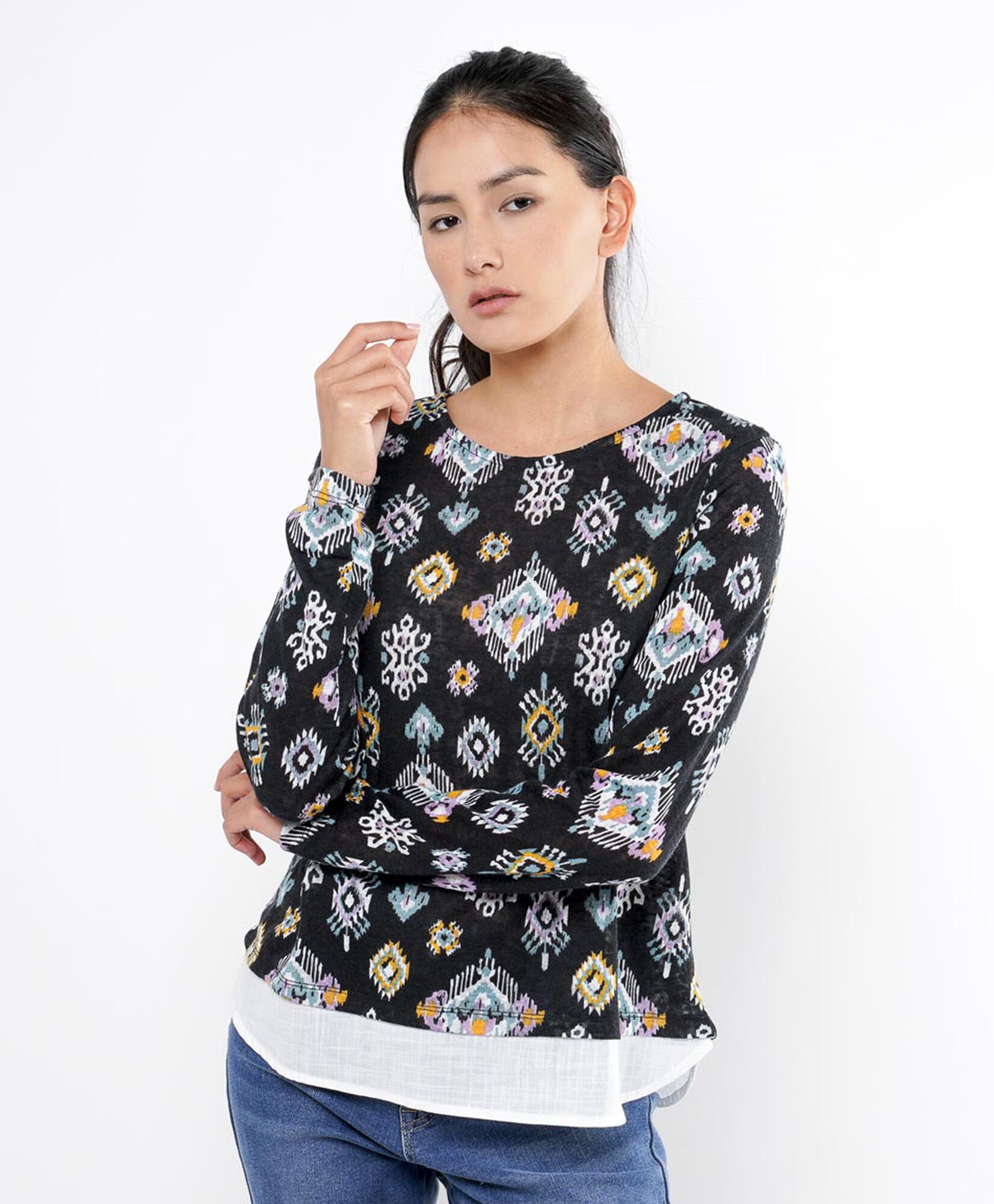 Polera mujer basta mix Polera mujer basta mix