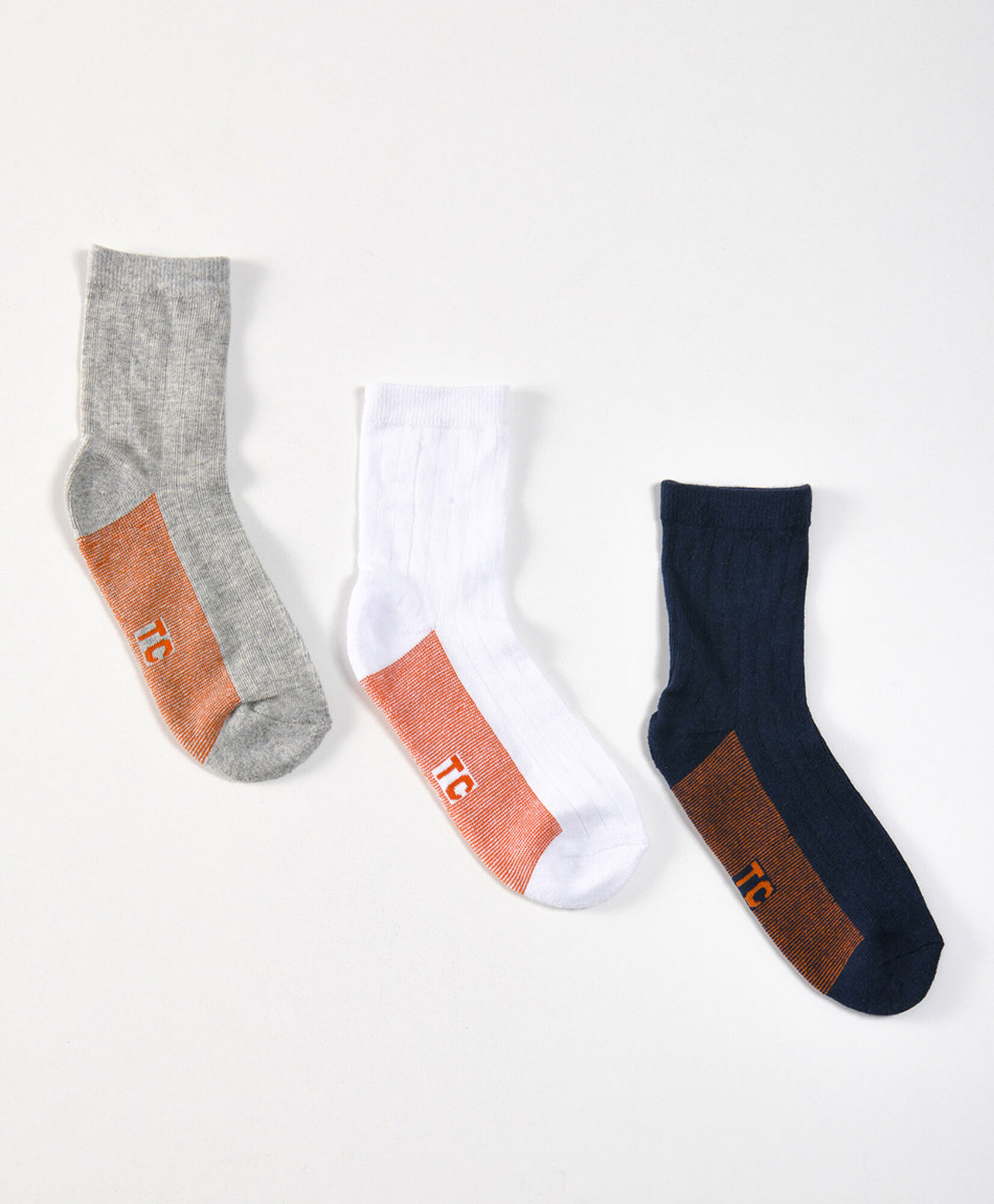 Pack 3 calcetines escolares deportivos Pack 3 calcetines escolares deportivos