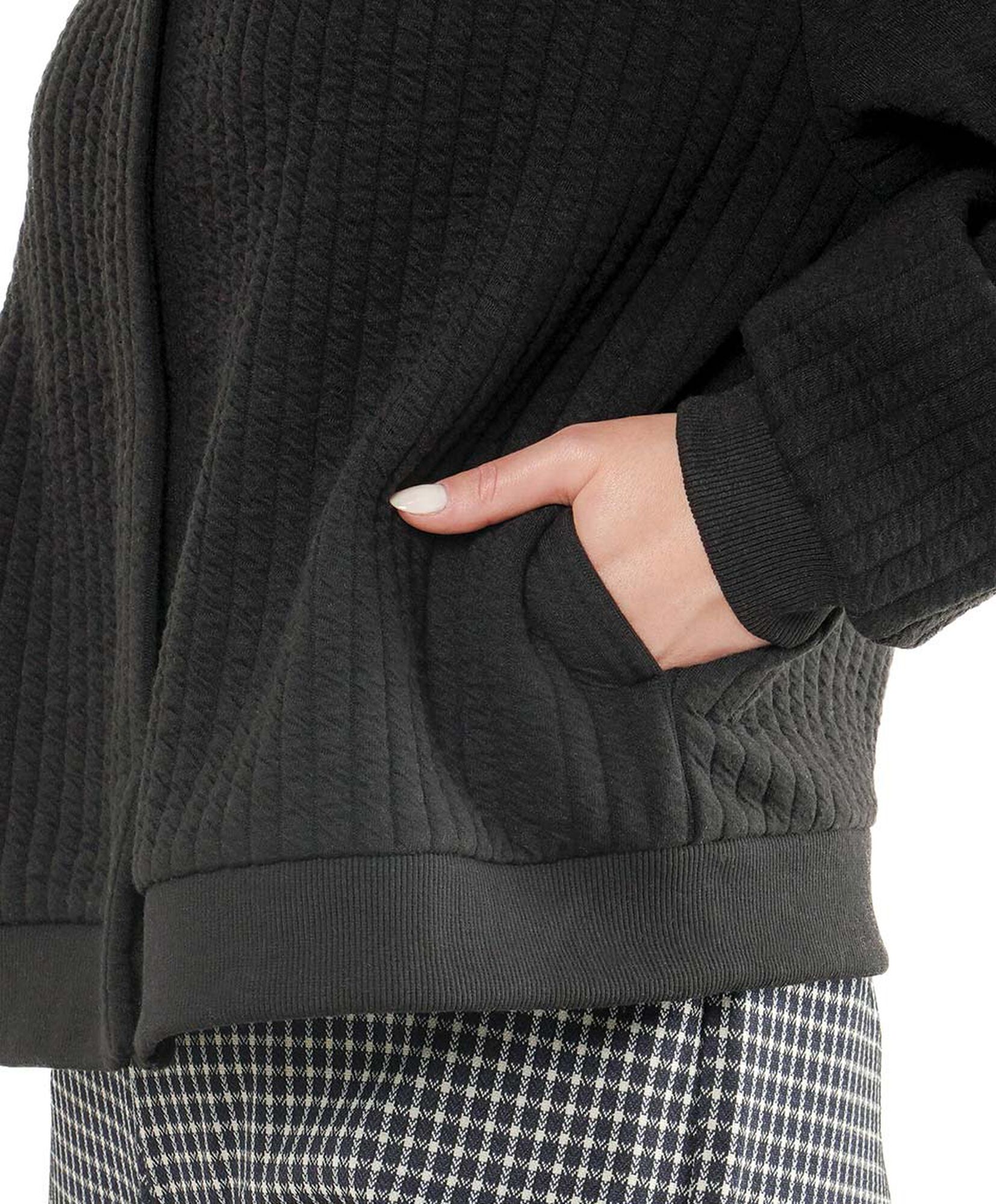 Chaqueta mujer líneas negra Chaqueta mujer líneas negra