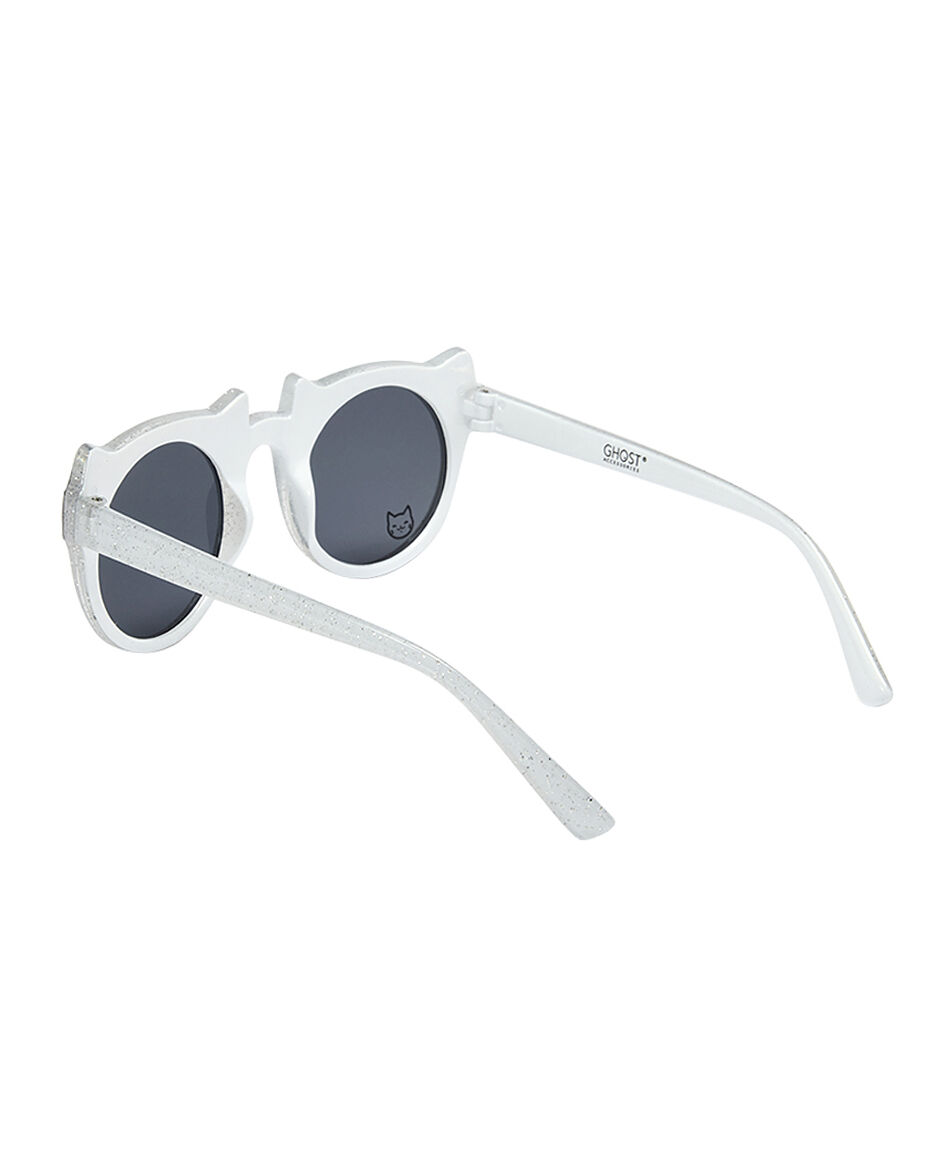 Lente ni&ntilde;a gato gris