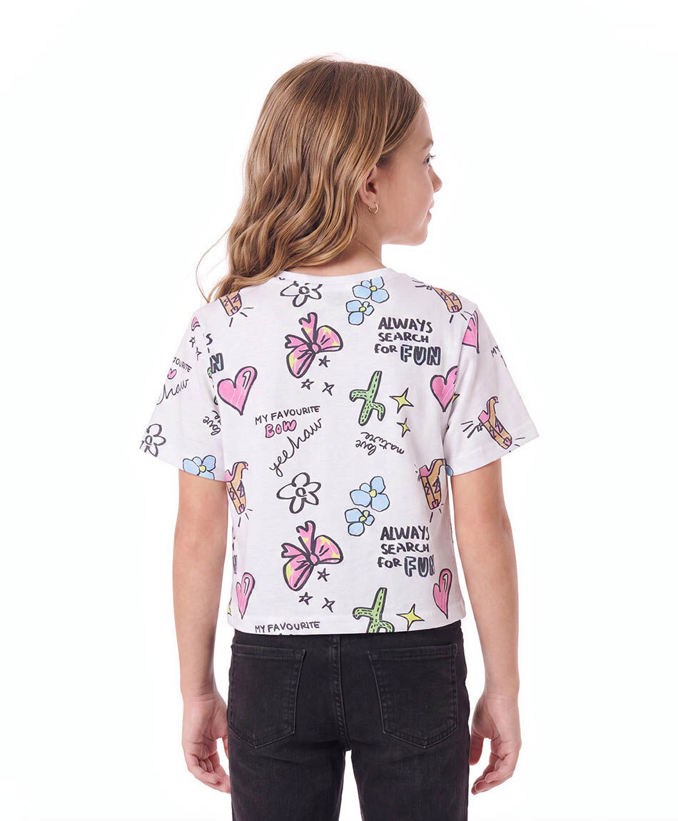 Polera ni&ntilde;a dibujos