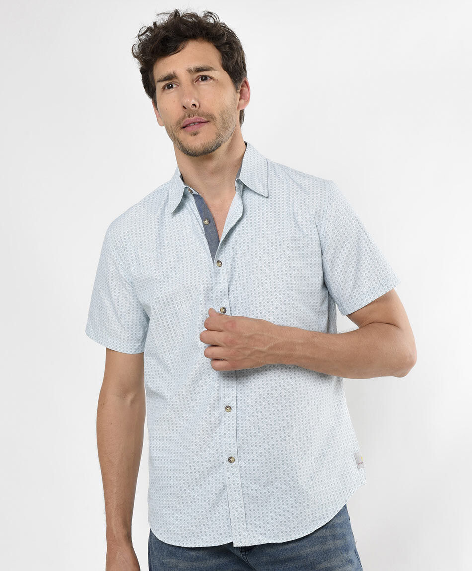 Camisa hombre c&iacute;rculos