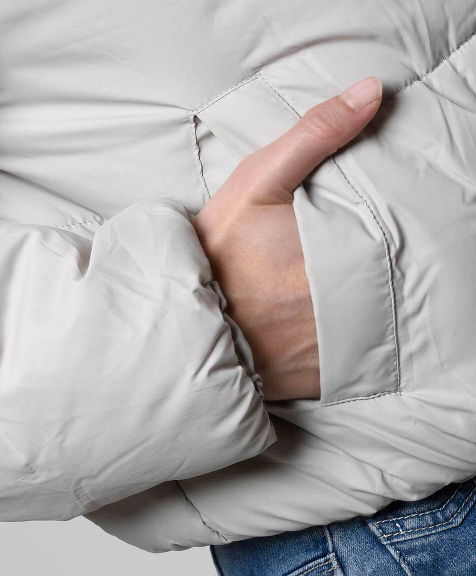 Parka mujer acolchada corta Parka mujer acolchada corta