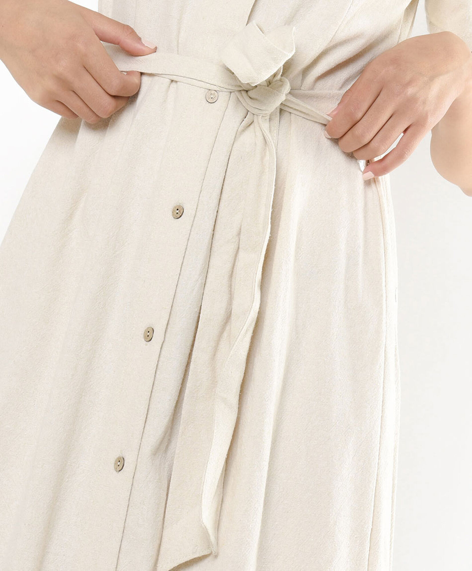Vestido mujer lino lazo Vestido mujer lino lazo