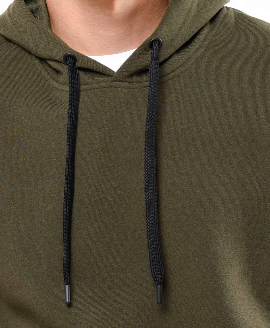 Poler&oacute;n hombre liso capucha