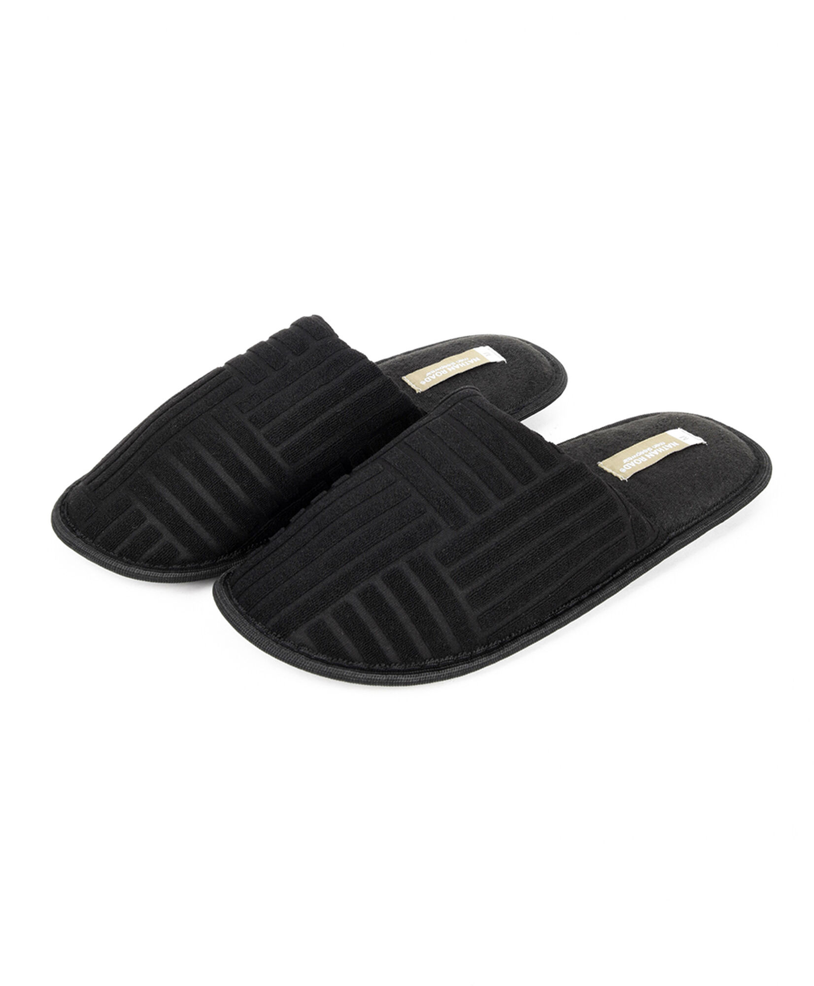 Pantufla hombre líneas negra Pantufla hombre líneas negra