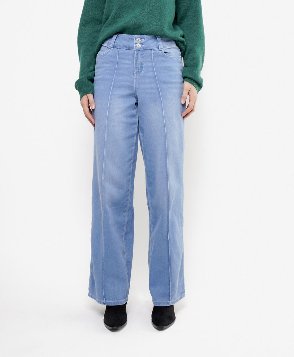 Jeans mujer costuras vesticales
