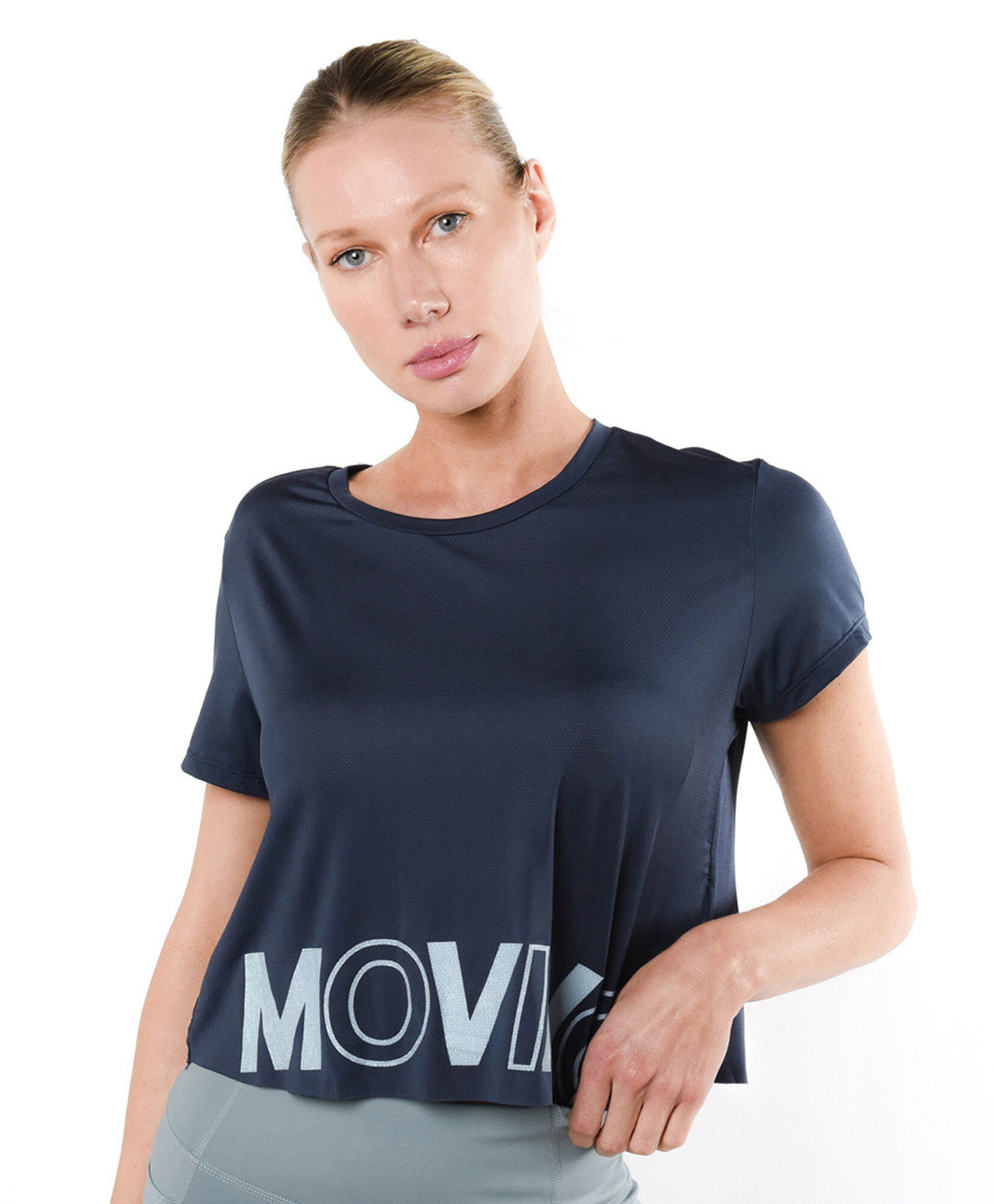 Polera deportiva mujer moving crop Polera deportiva mujer moving crop